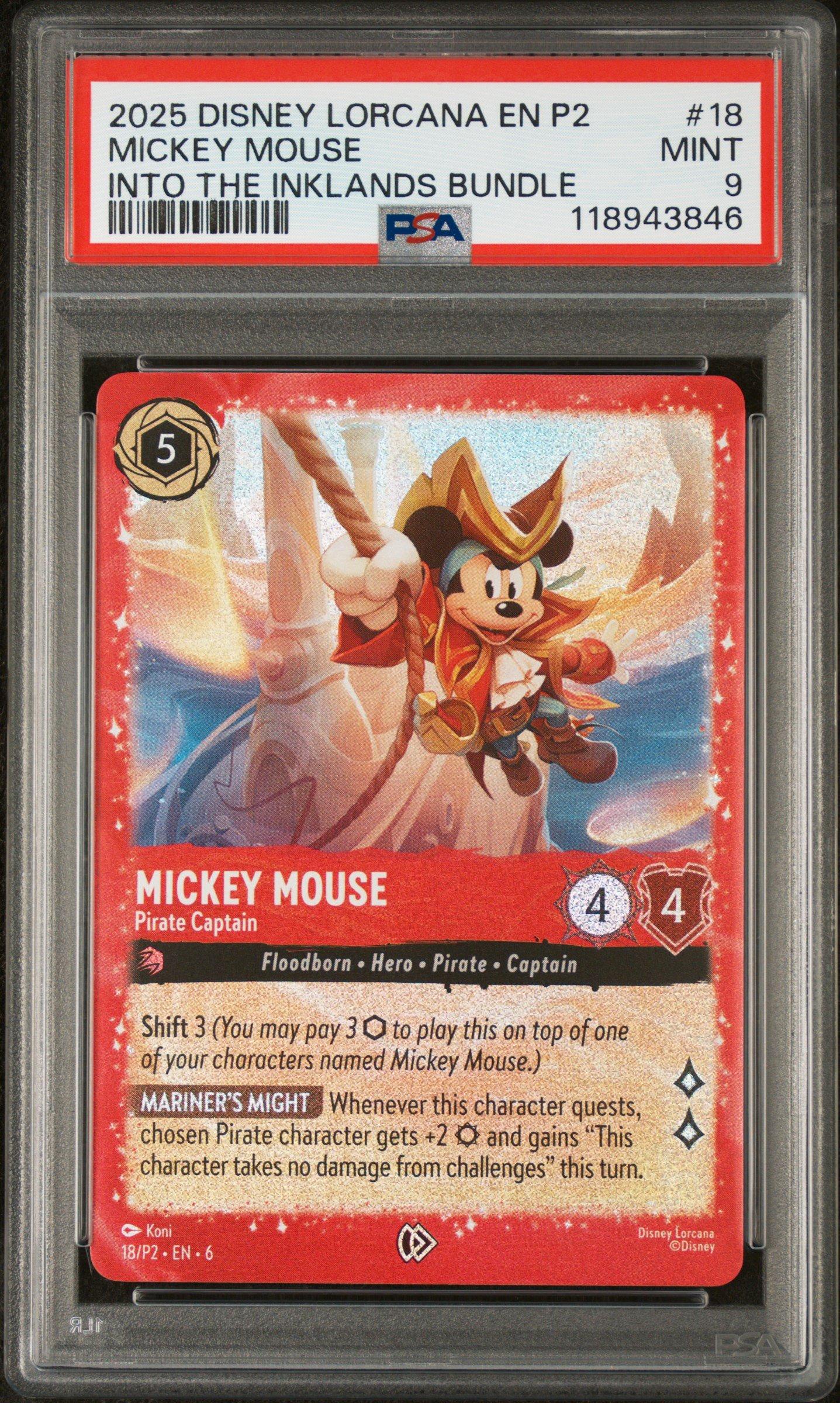 2025 Disney Lorcana En P2-promo 18 Mickey Mouse