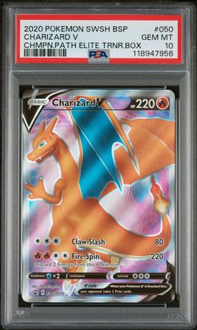 2020 Pokémon Charizard V PSA 10 2020 Pokémon Charizard V PSA 10