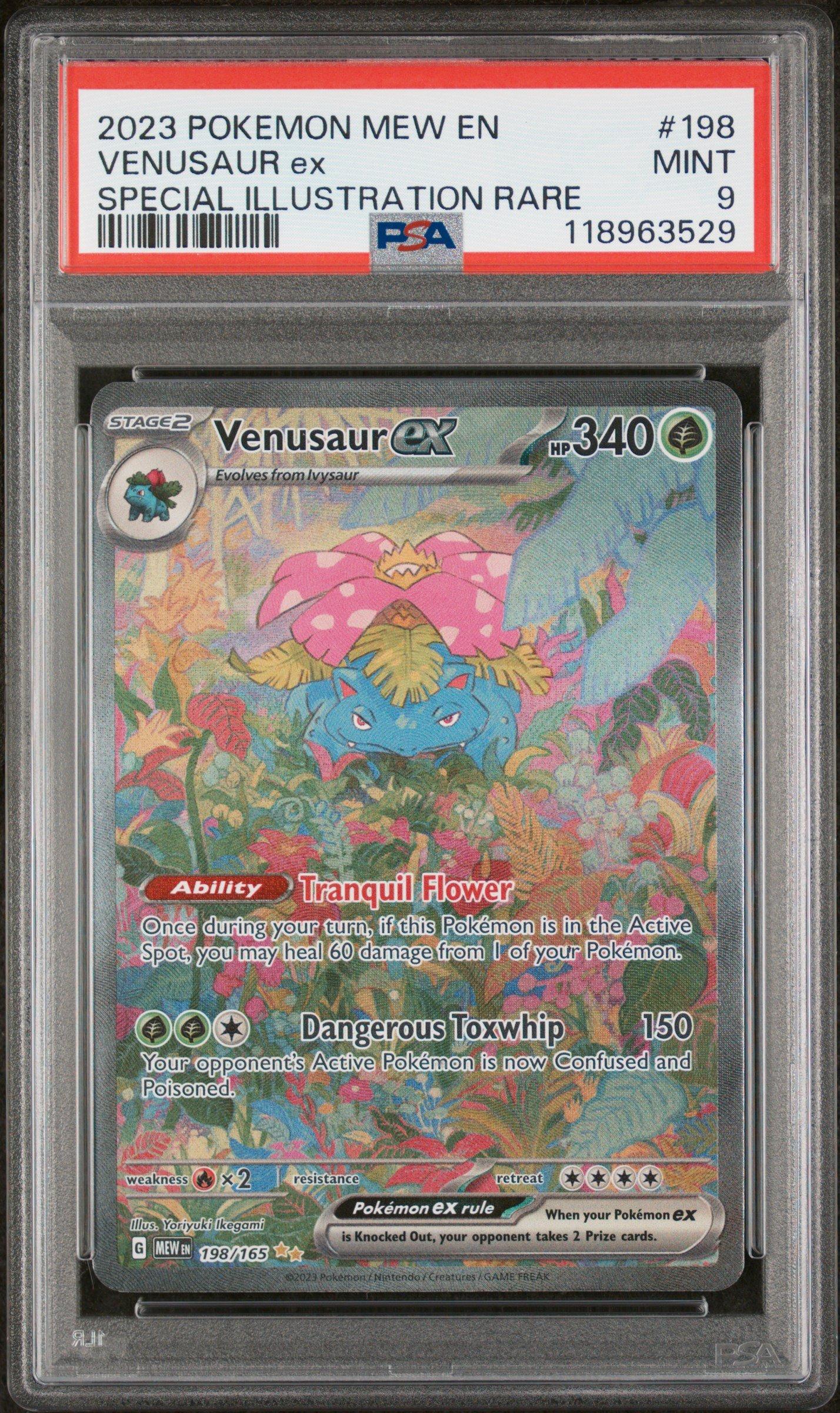 2023 Pokemon Mew En-151 198 Venusaur Ex Special Illustration Rare