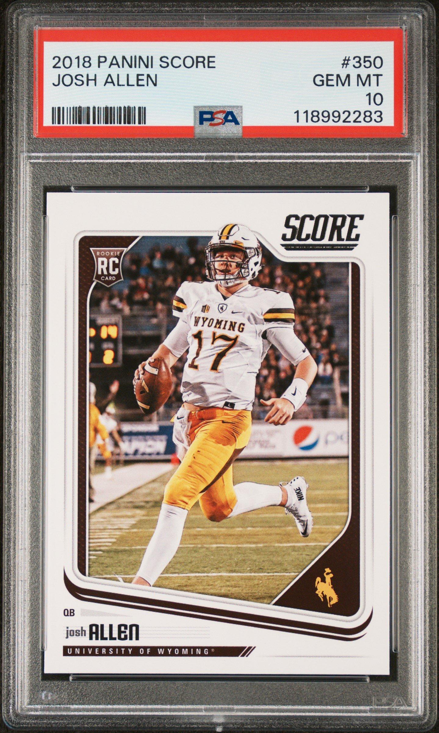 2018 Panini Score 350 Josh Allen PSA 10