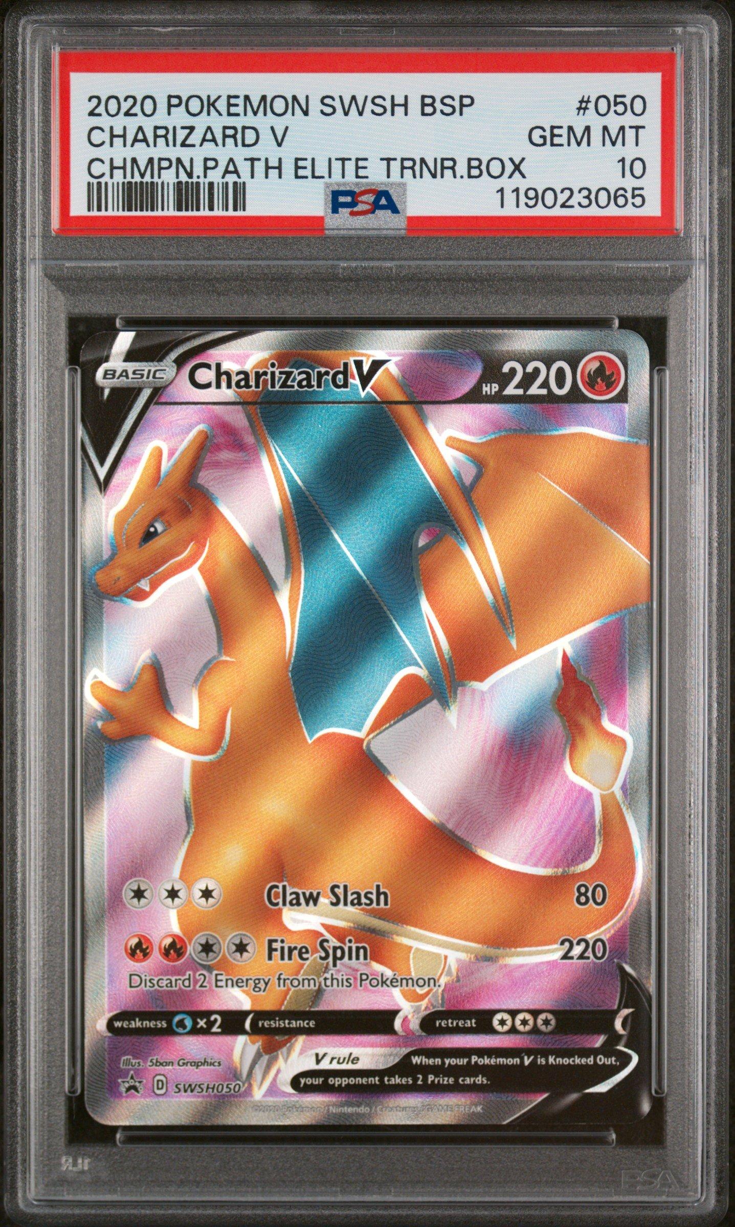 2020 Pokemon Swsh Black Star Promo 050 Charizard V Champion's Path