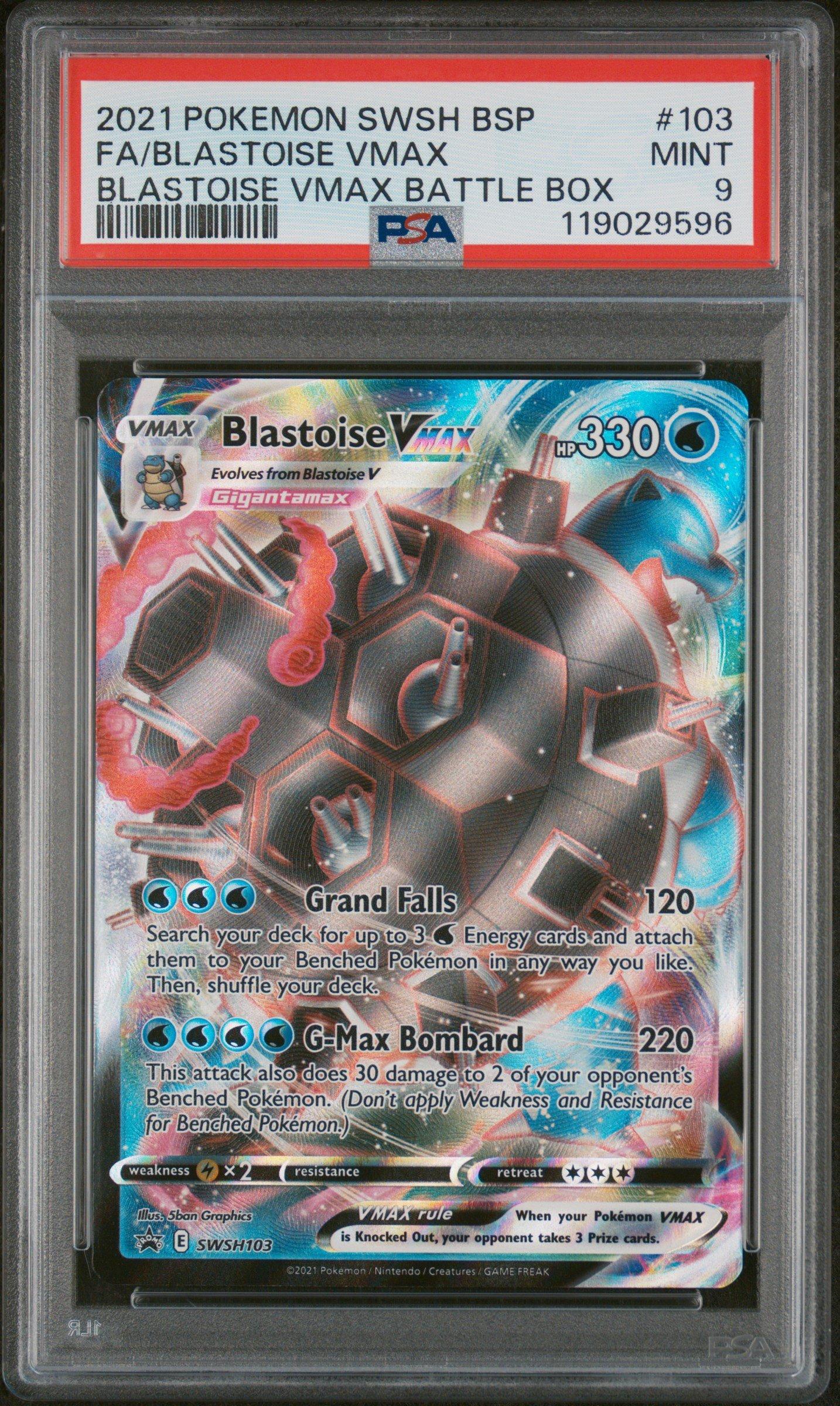 blastoise vmax pokemon card Blastoise VMAX Gold Foil Card NEAR MINT (NM) HP 350 Nintendo Promo 2020 Fan  Art