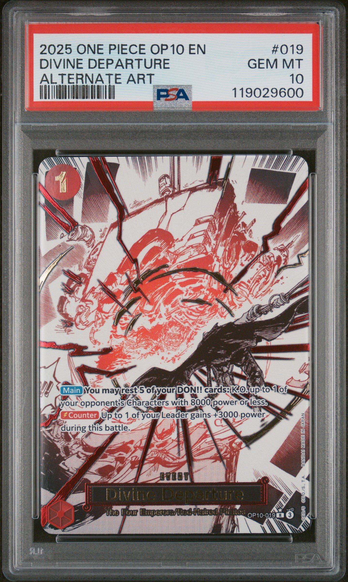2025 One Piece Op10-royal Blood 019 Divine Departure Alternate Art