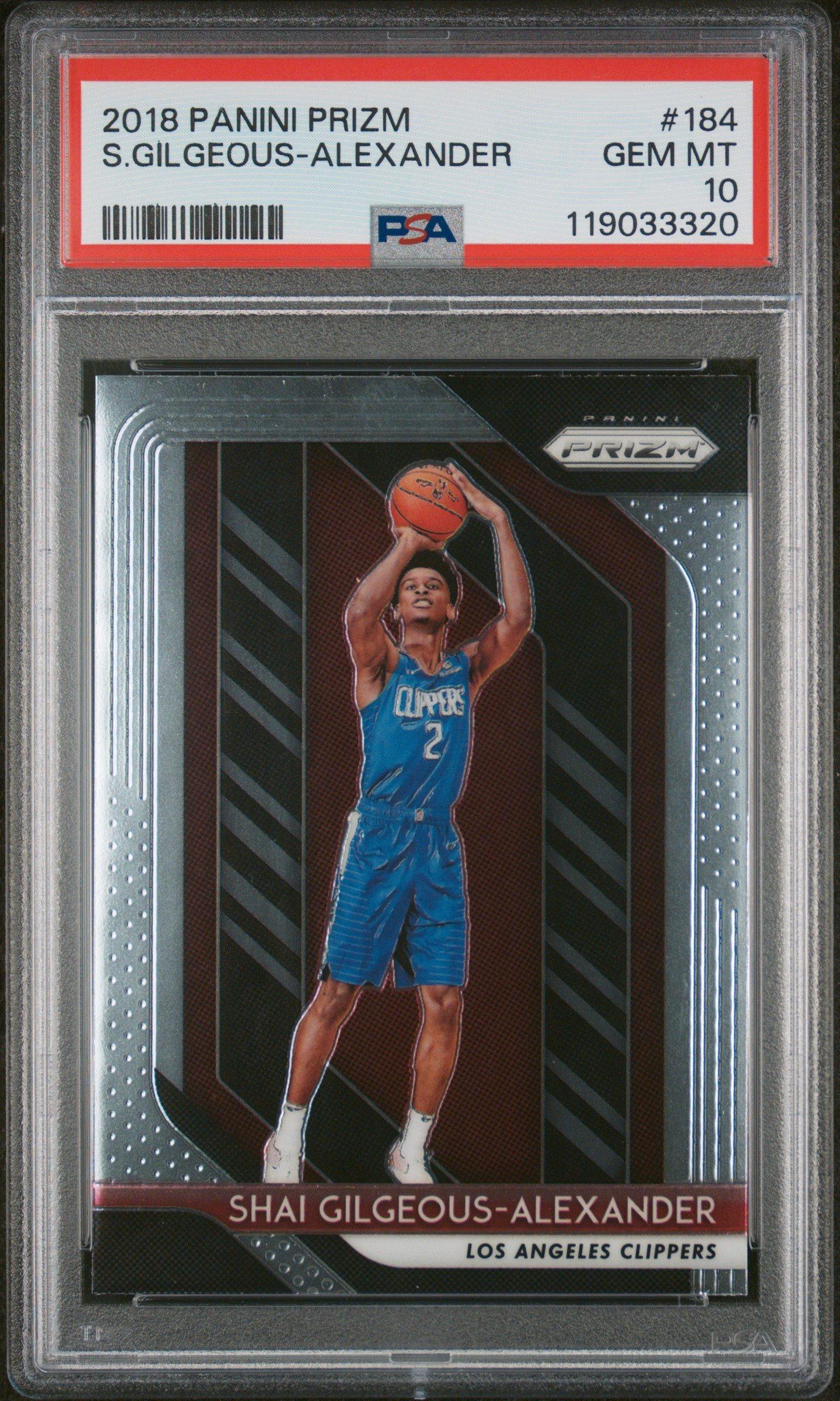 2018 Panini Prizm 184 Shai Gilgeous-alexander PSA
