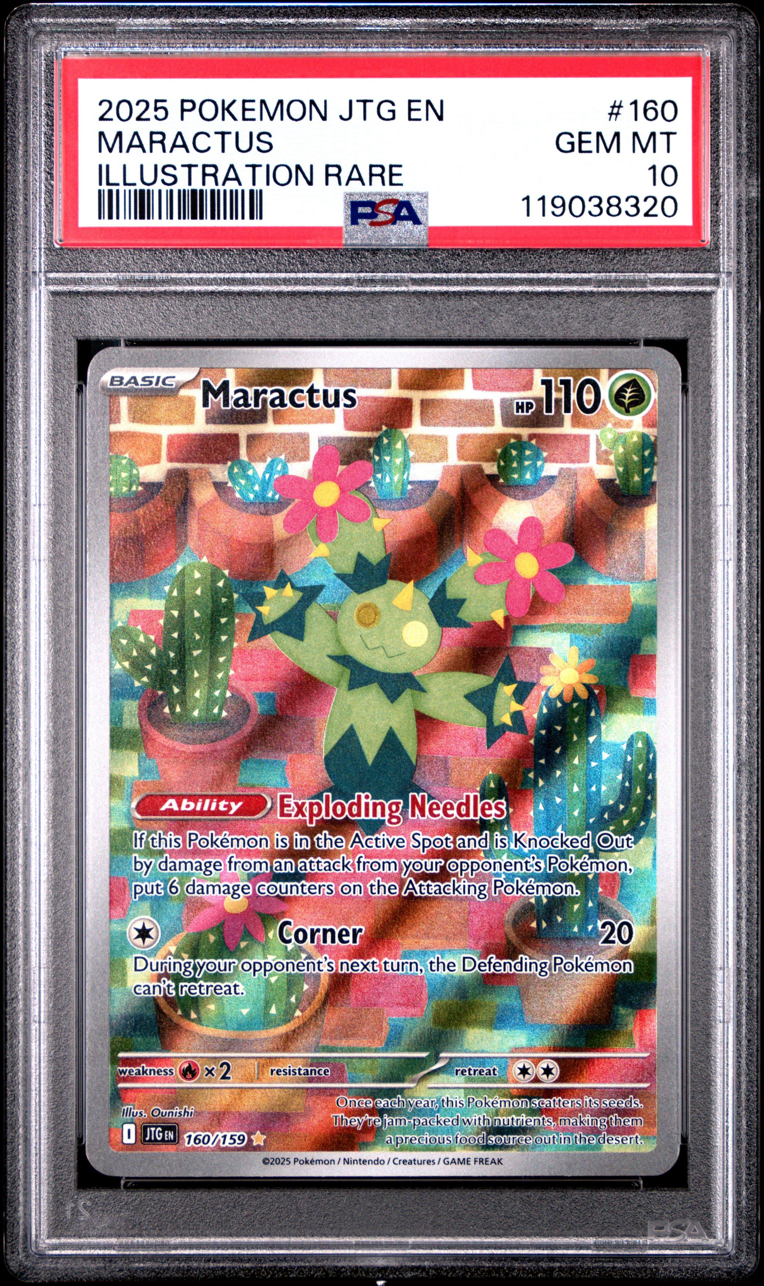 maractus pokemon card [JP] (006/100) Grass Grass Peck (20) Grass Pokemon Card Maractus sv9 101/100