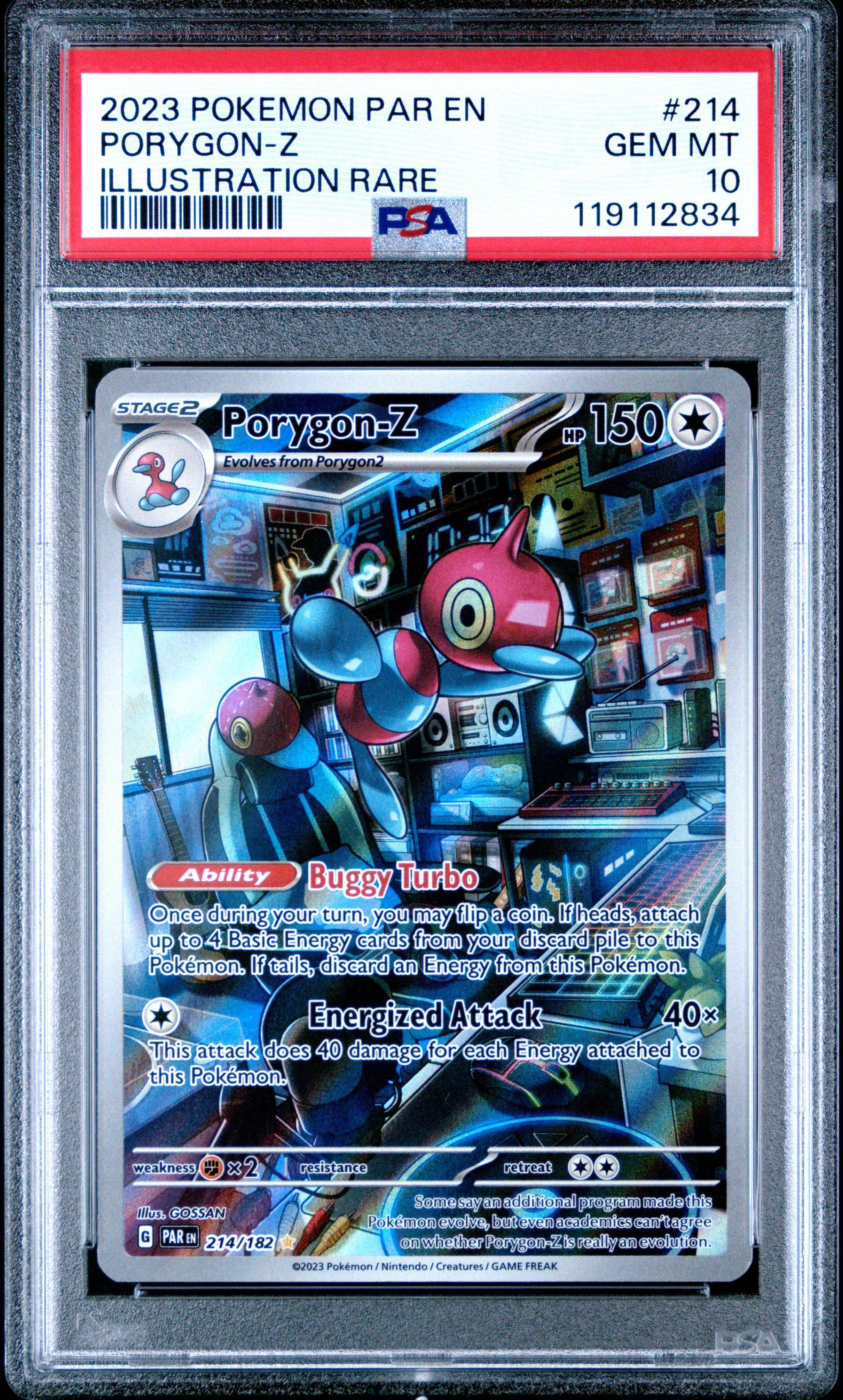 2023 Pokemon Par En-paradox Rift 214 Porygon-z Illustration Rare
