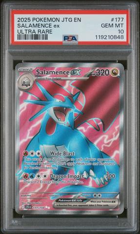 ボーマンダex psa10 Salamence ex PSA10 PSA 10 Salamence ex SAR 129/100 sv9 Battle Partners Pokemon