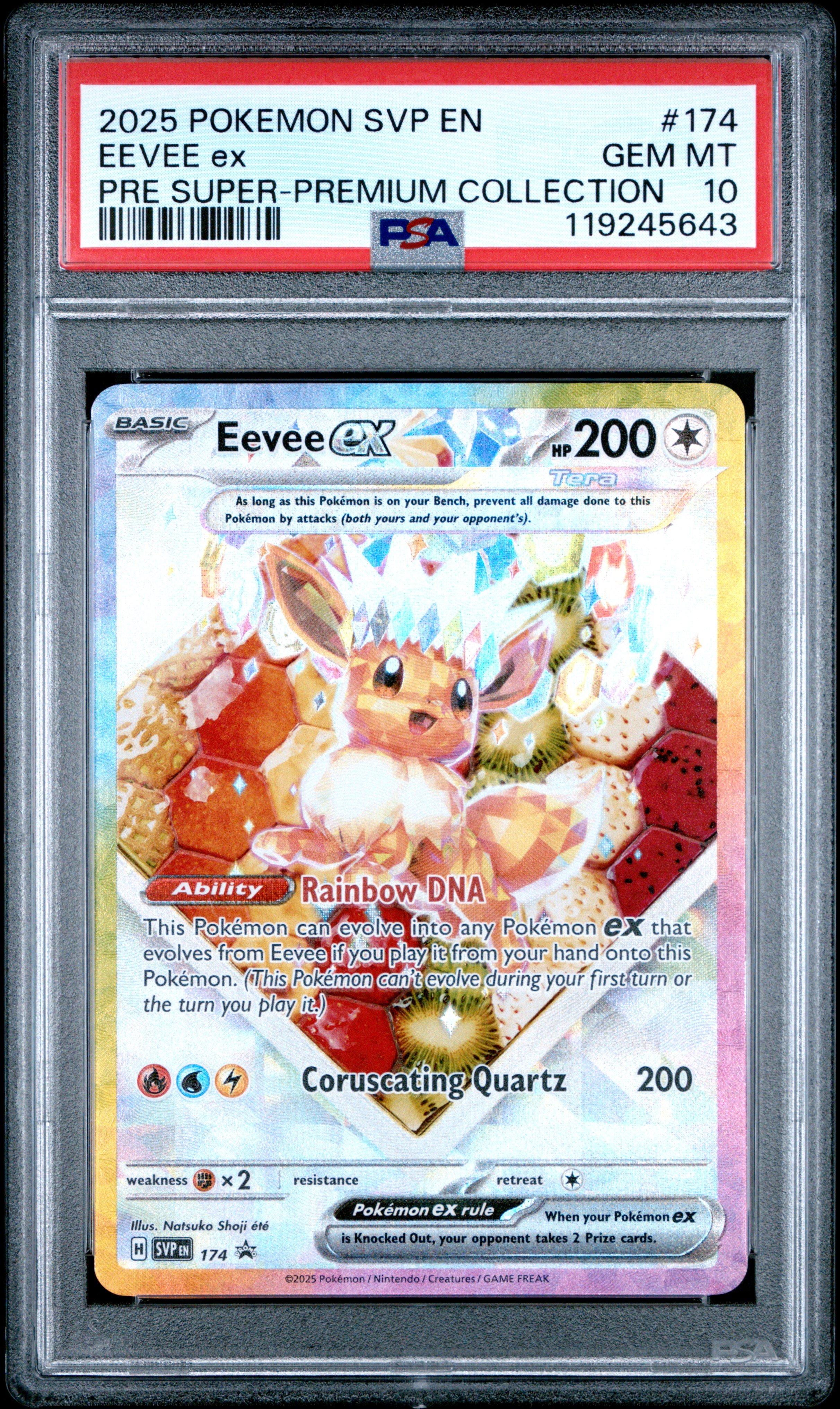 2025 Pokemon Svp En-sv Black Star Promo 174 Eevee Ex Prismatic
