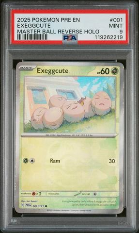 2025 Pokemon Pre En-prismatic Evolutions 022 Vaporeon Master Ball