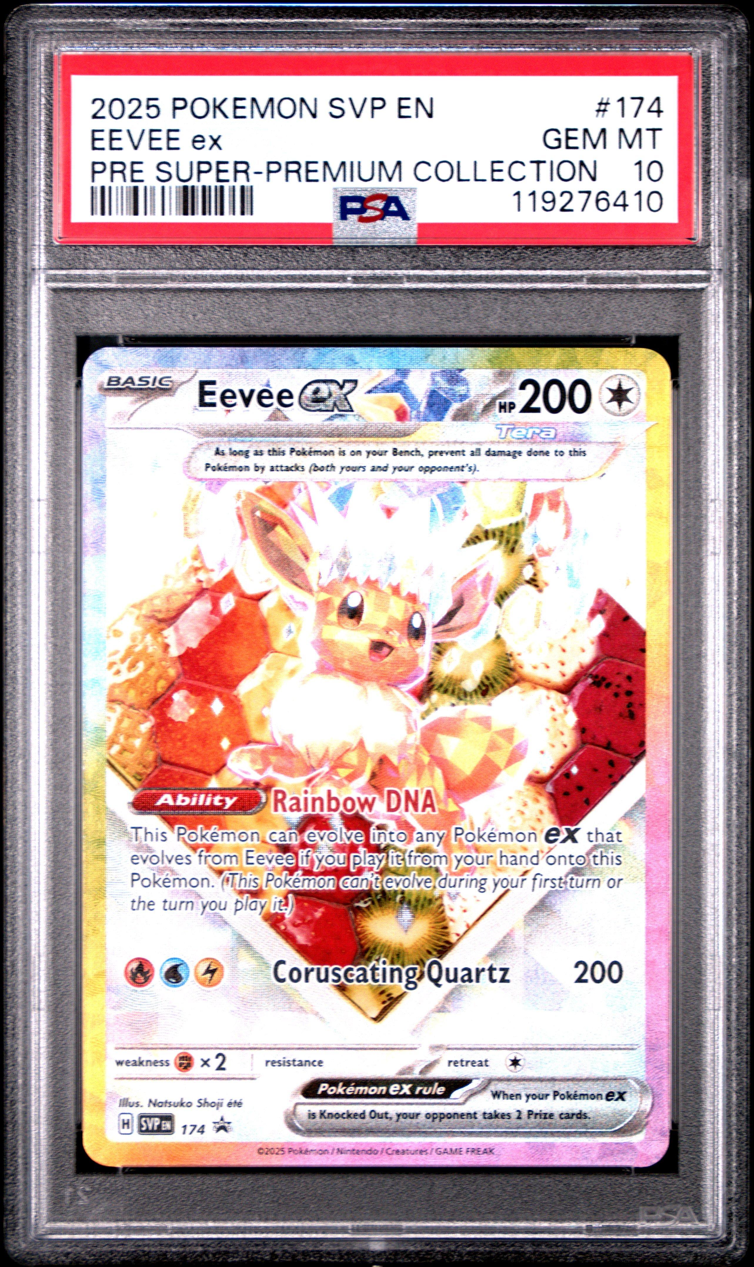 2025 Pokemon Svp En-sv Black Star Promo 174 Eevee Ex Prismatic