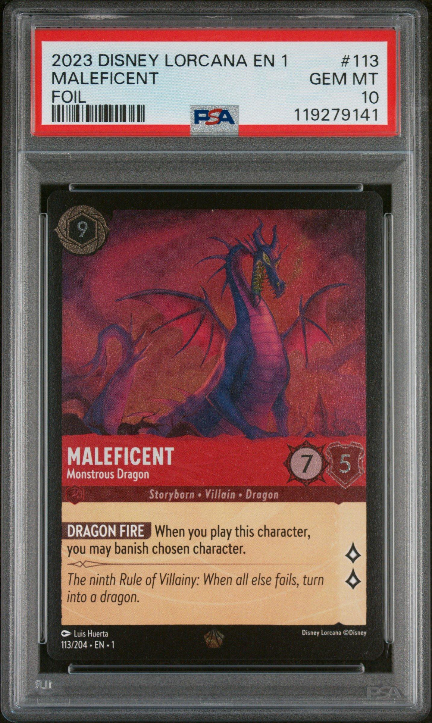 D*o様 Disney LORCANAコレクターズエディションpsa10 マレフ PSA 10 SET DISNEY LORCANA PROMO CARD COLLECTION SET D23 EXPO 2024