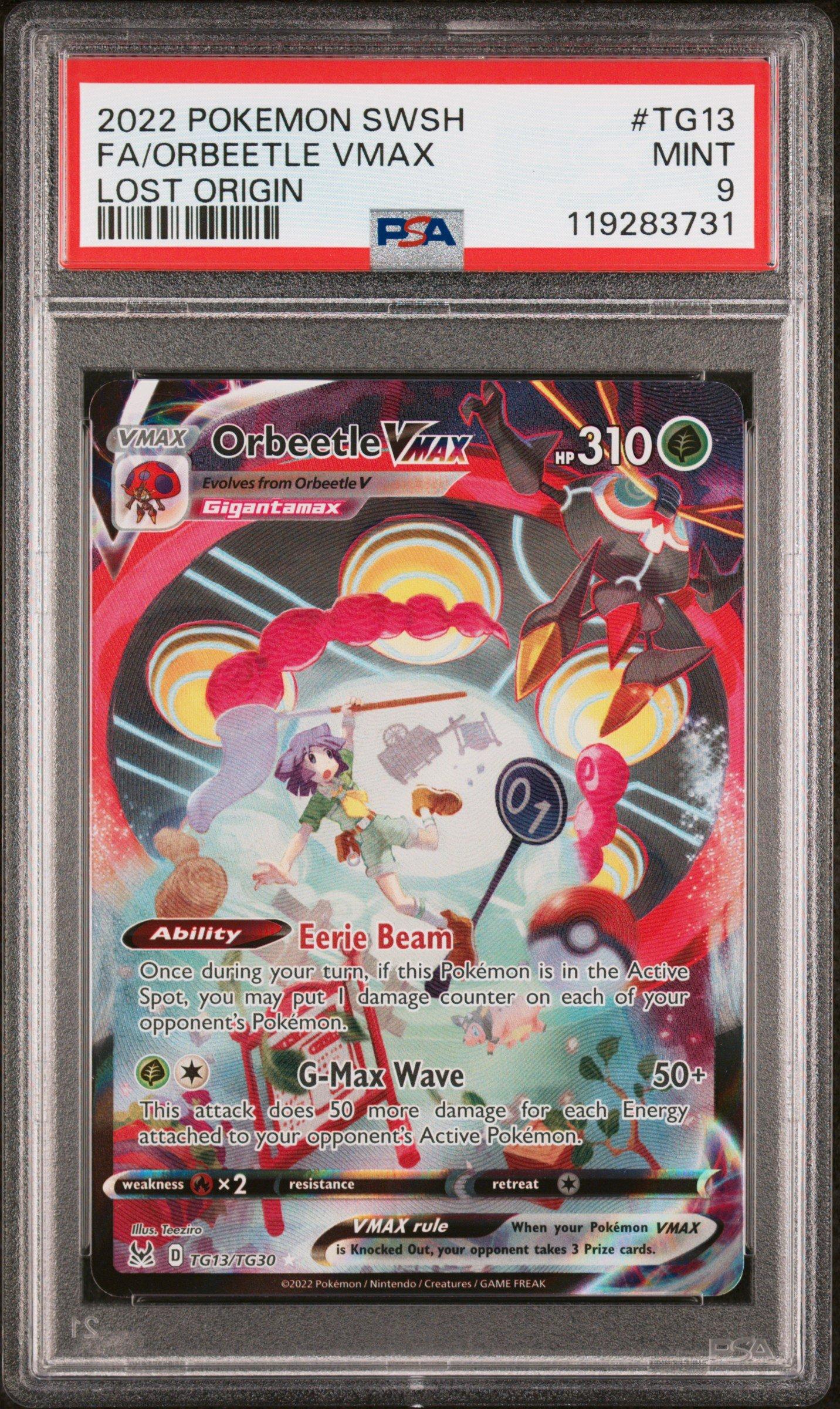 orbeetle pokemon card VMAX - SWSH04: Vivid Voltage [ULTRA RARE] Rare Retreat cost Pokemon  Orbeetle - 065/163