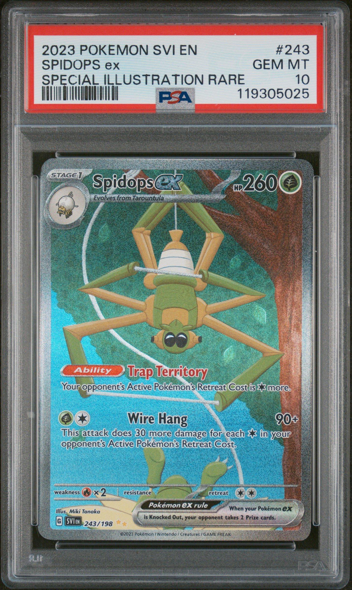 2023 Pokemon Svi En-scarlet & Violet 243 Spidops Ex Special