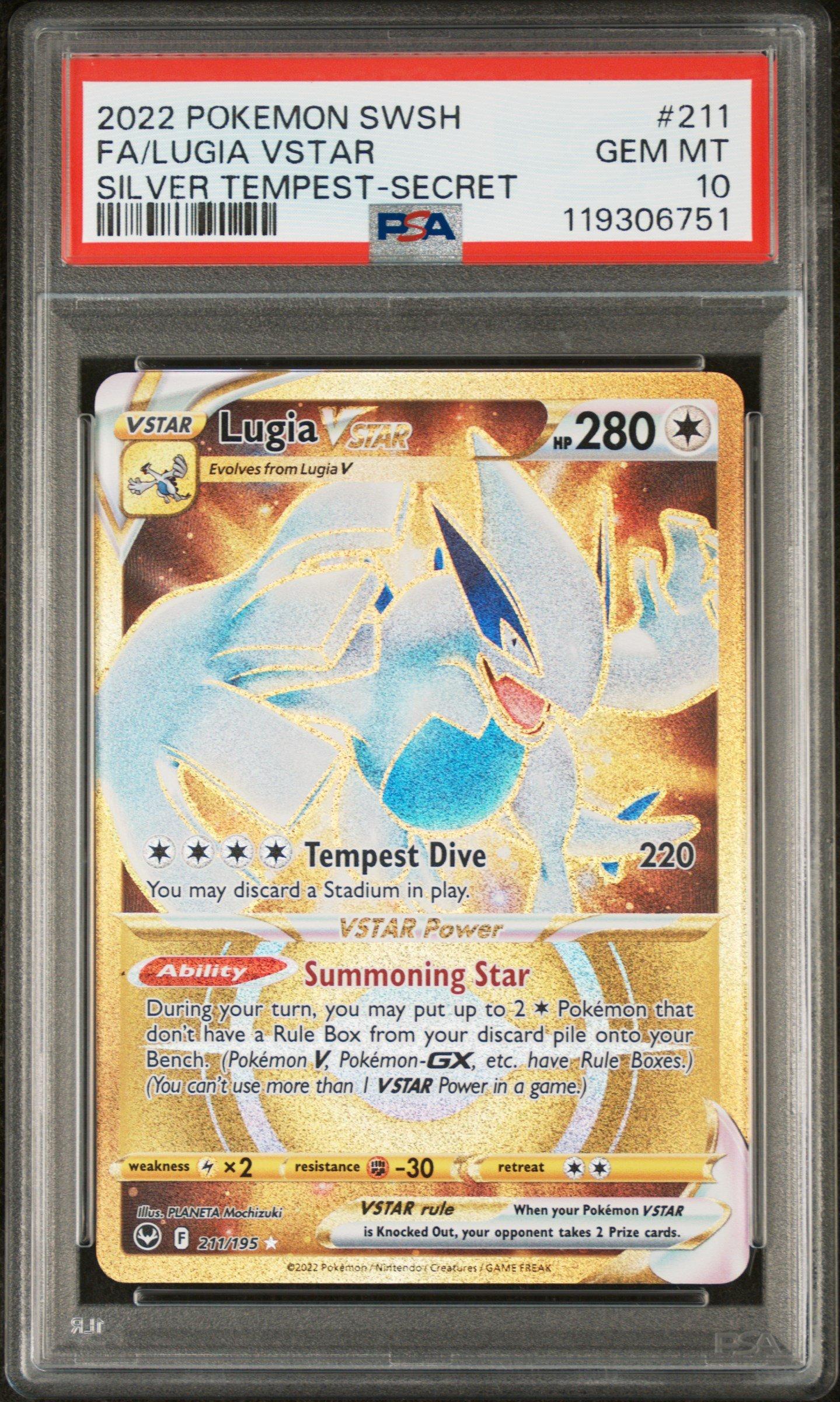 lugia vstar pokemon card value CGC 10 PRISTINE Japanese Pokmon 2022 080/098 S12 Paradigm  PKMhobby lugia vstar pokemon card price