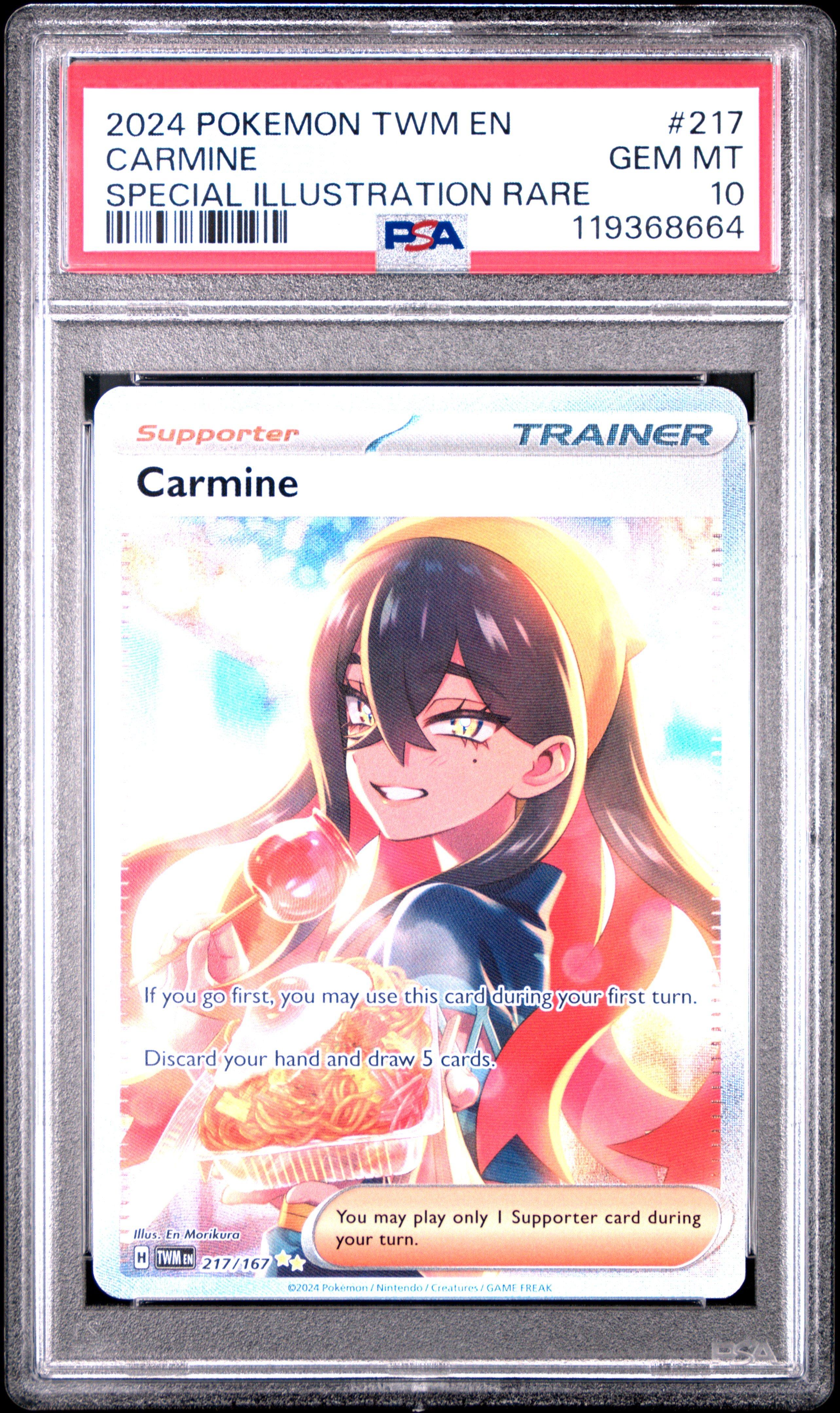 2024 Pokemon Twm En-twilight Masquerade 217 Carmine Special