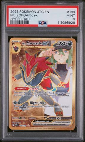 2025 Pokemon Jtg En-journey Together 189 N's Zoroark Ex Hyper Rare