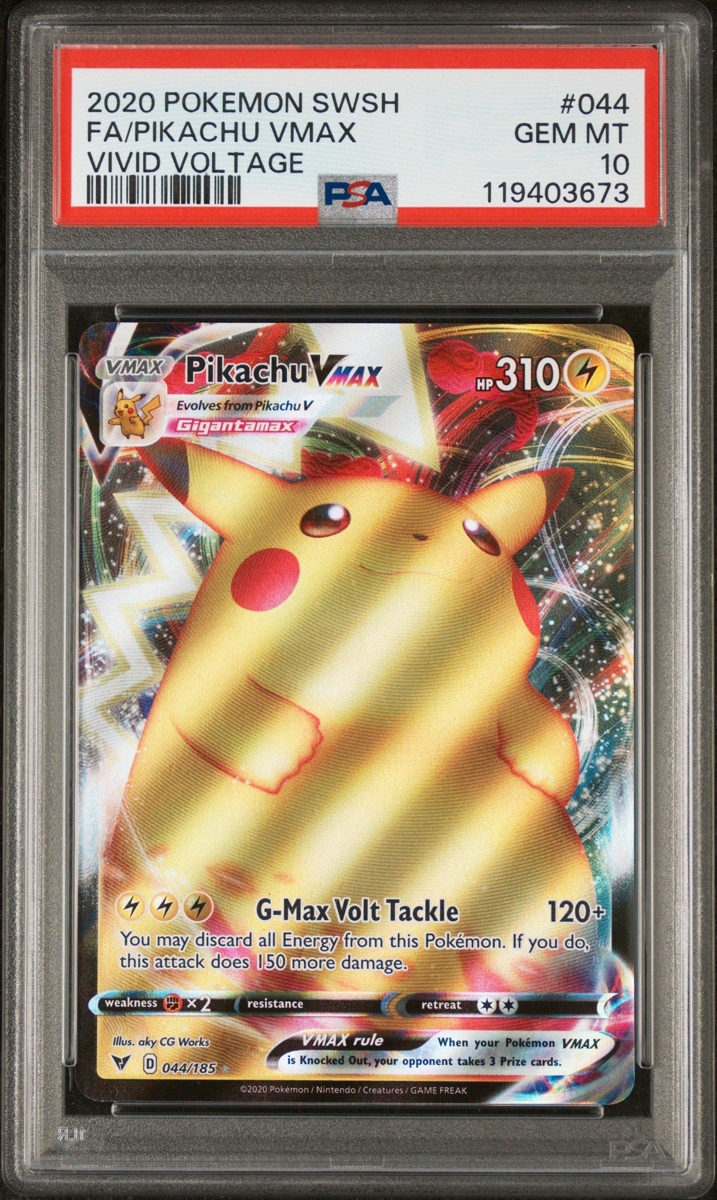 2020 Pokemon Sword & Shield Vivid Voltage 044 Full Art/pikachu