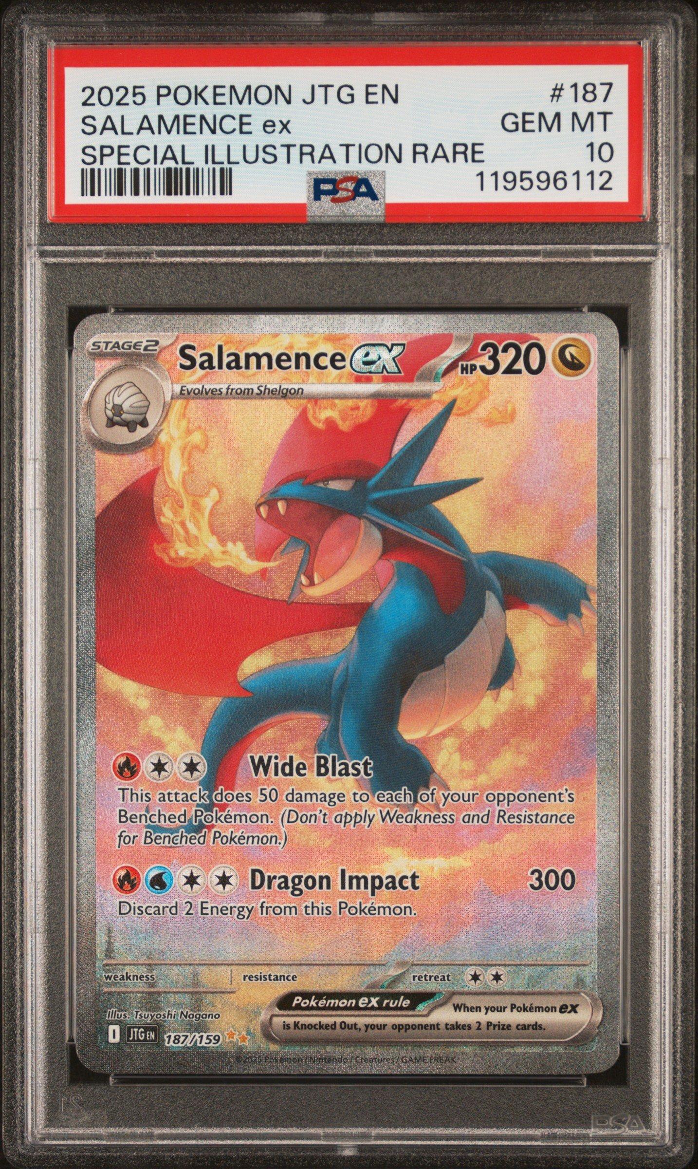 2025 ポケモンカード サ Salamence ex 2025 Pokemon Jtg En-journey Together 187 Salamence Ex Special