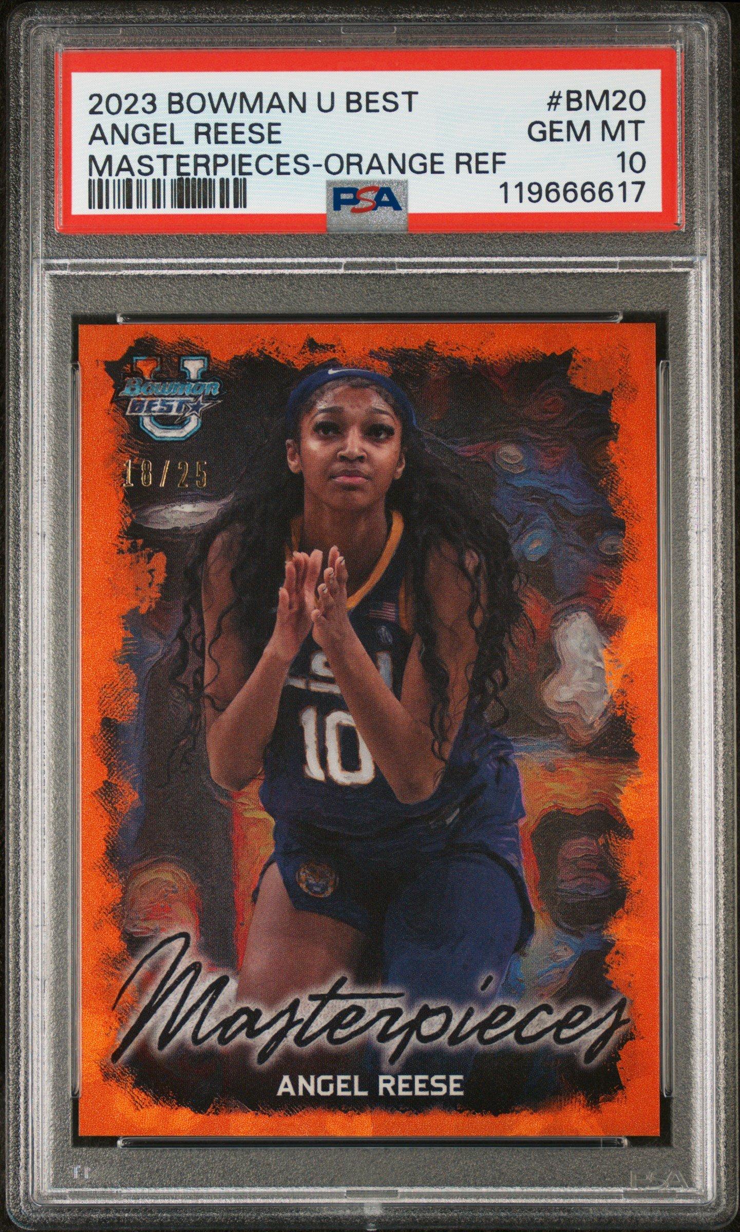 2023 Bowman University Best Bowman Masterpieces Bm20 Angel Reese 