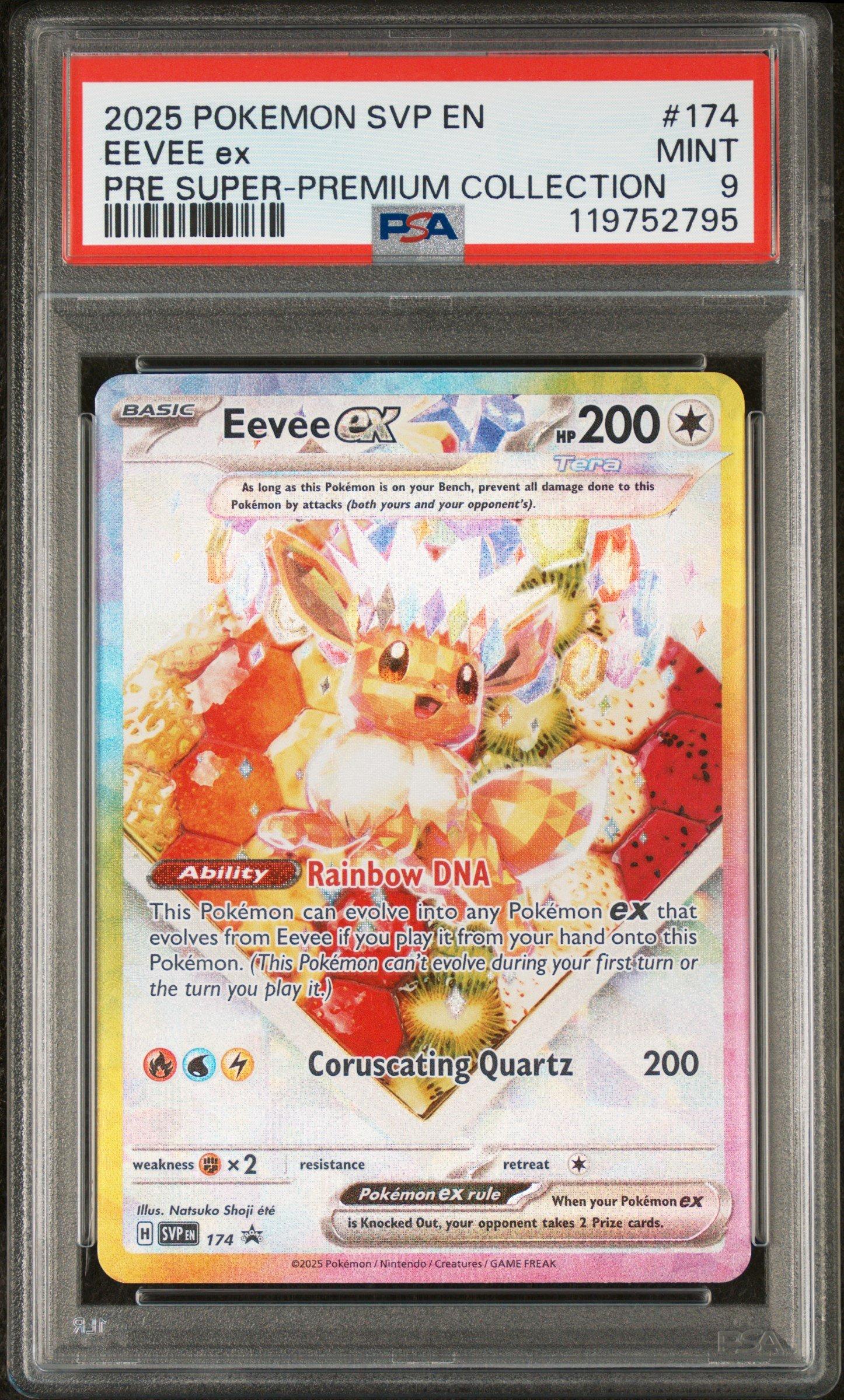 2025 Pokemon Svp En-sv Black Star Promo 174 Eevee Ex Prismatic