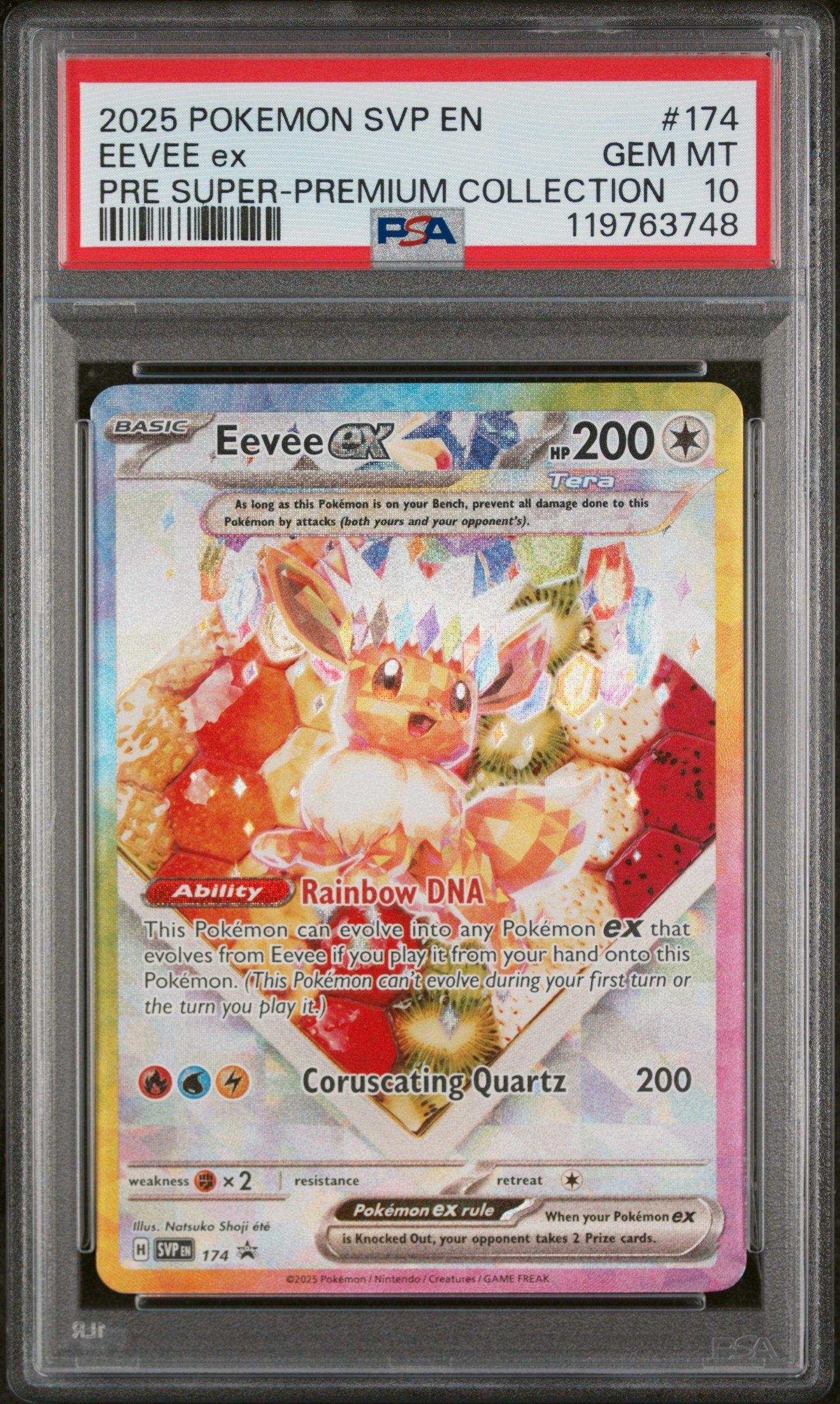 2025 Pokemon Svp En-sv Black Star Promo 174 Eevee Ex Prismatic