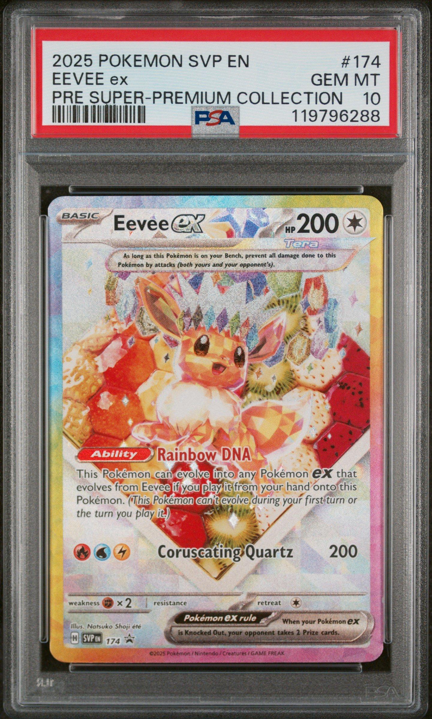 2025 Pokemon Svp En-sv Black Star Promo 174 Eevee Ex Prismatic