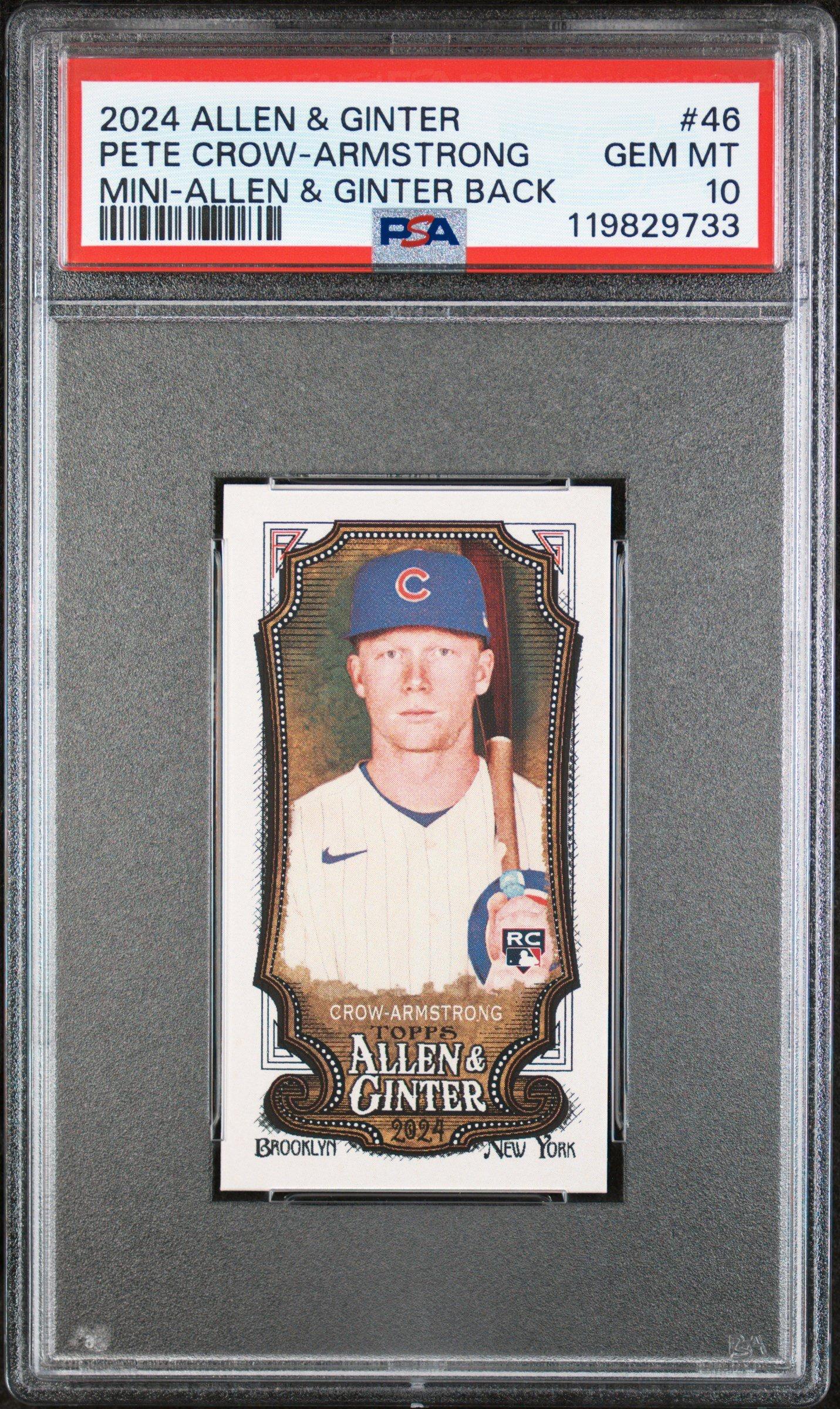 2024 Topps Allen & Ginter 46 Pete Crow-armstrong Mini-allen 