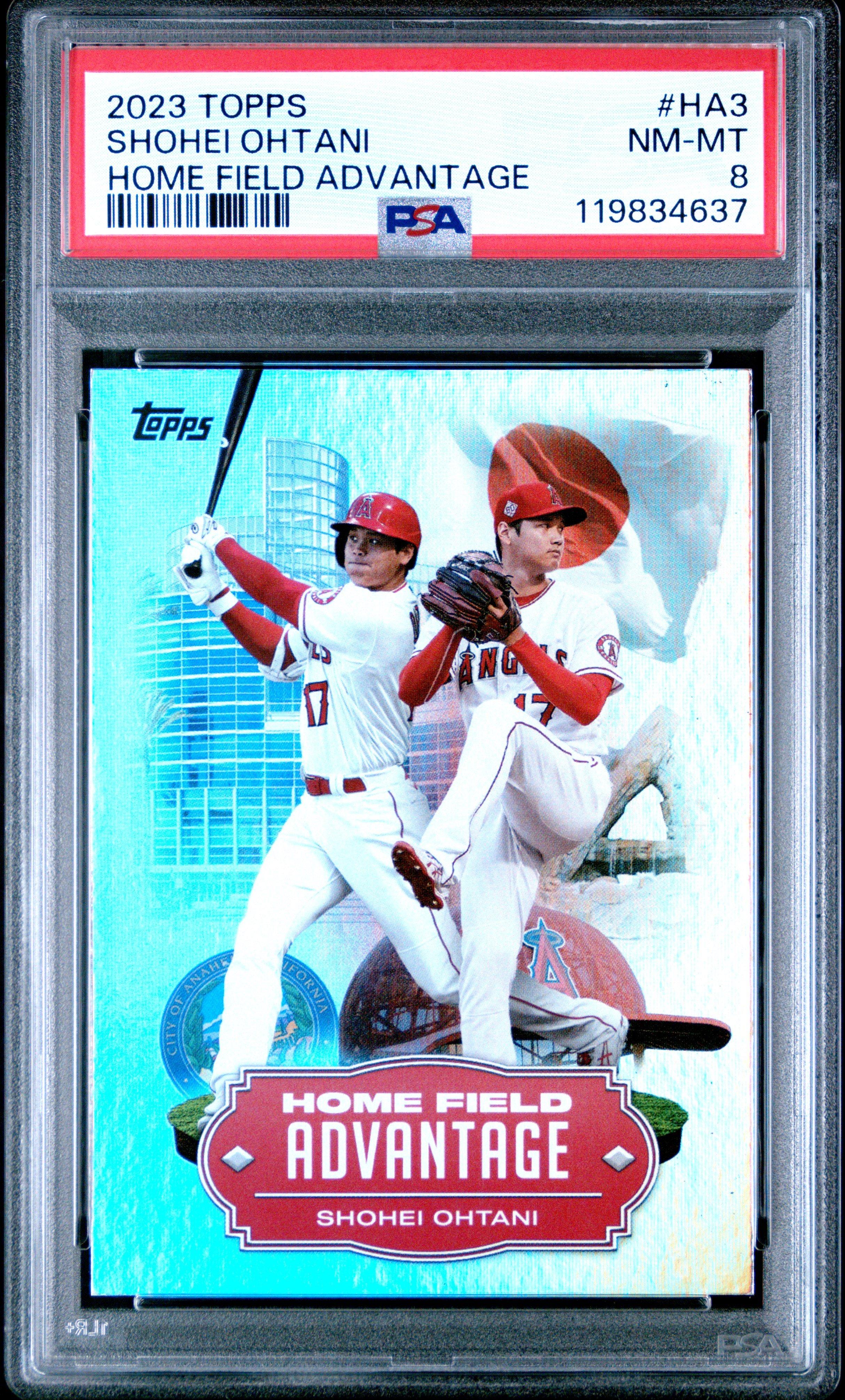 2023 Topps Home Field Advantage Ha3 Shohei Ohtani PSA 8 Graded 