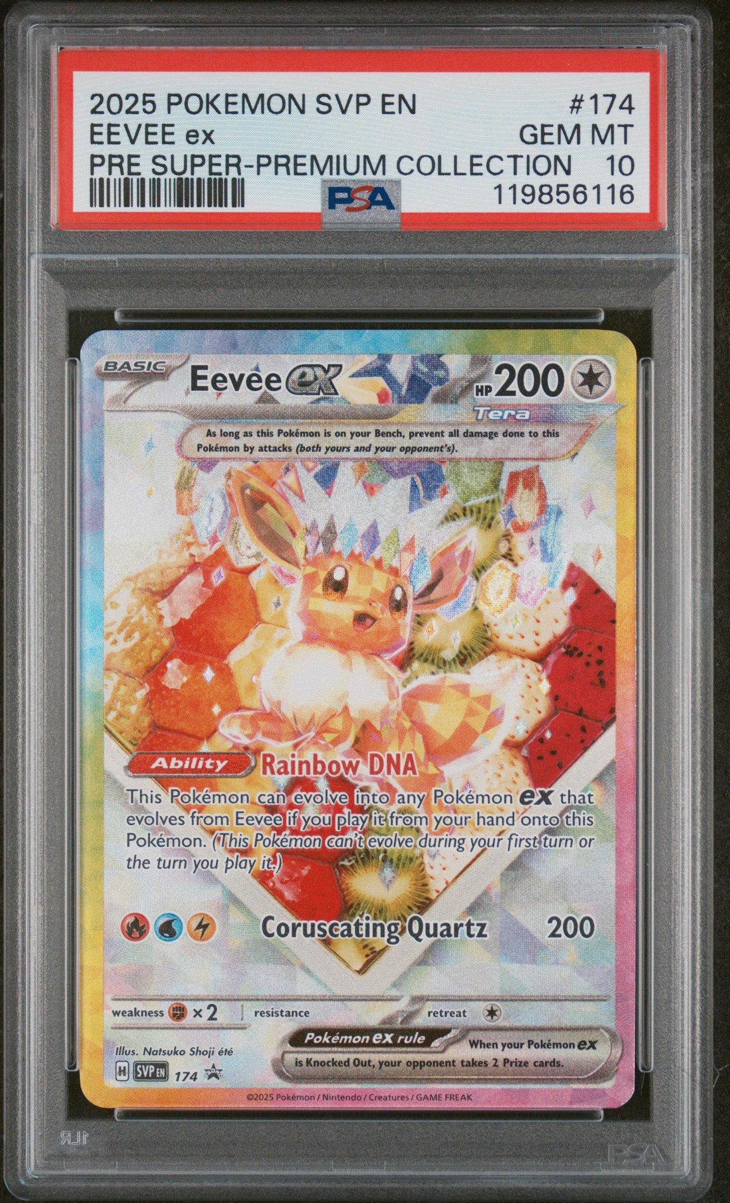 2025 Pokemon Svp En-sv Black Star Promo 174 Eevee Ex Prismatic