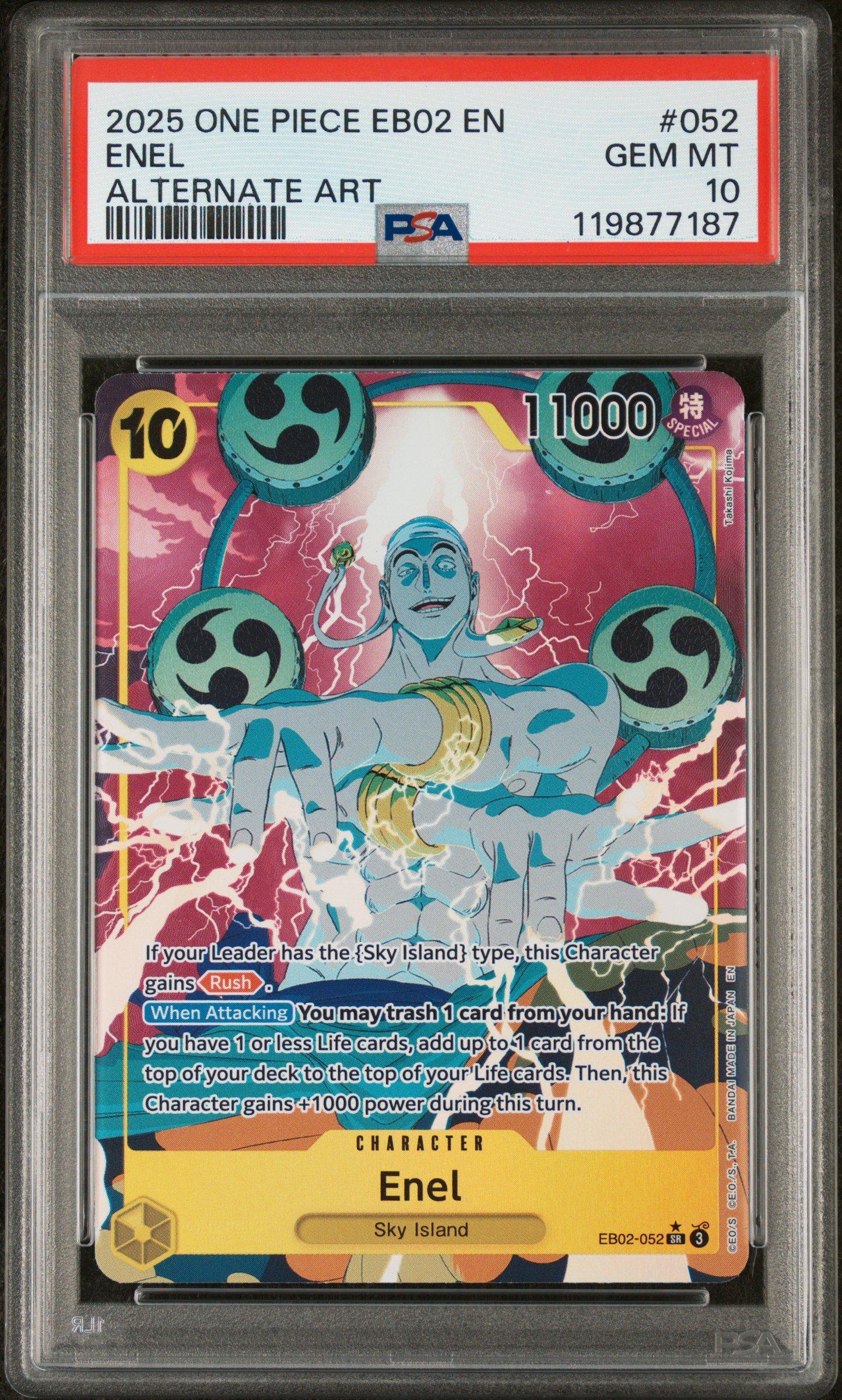 2025 One Piece Eb02-extra Booster -anime 25th Collection- 052 Enel