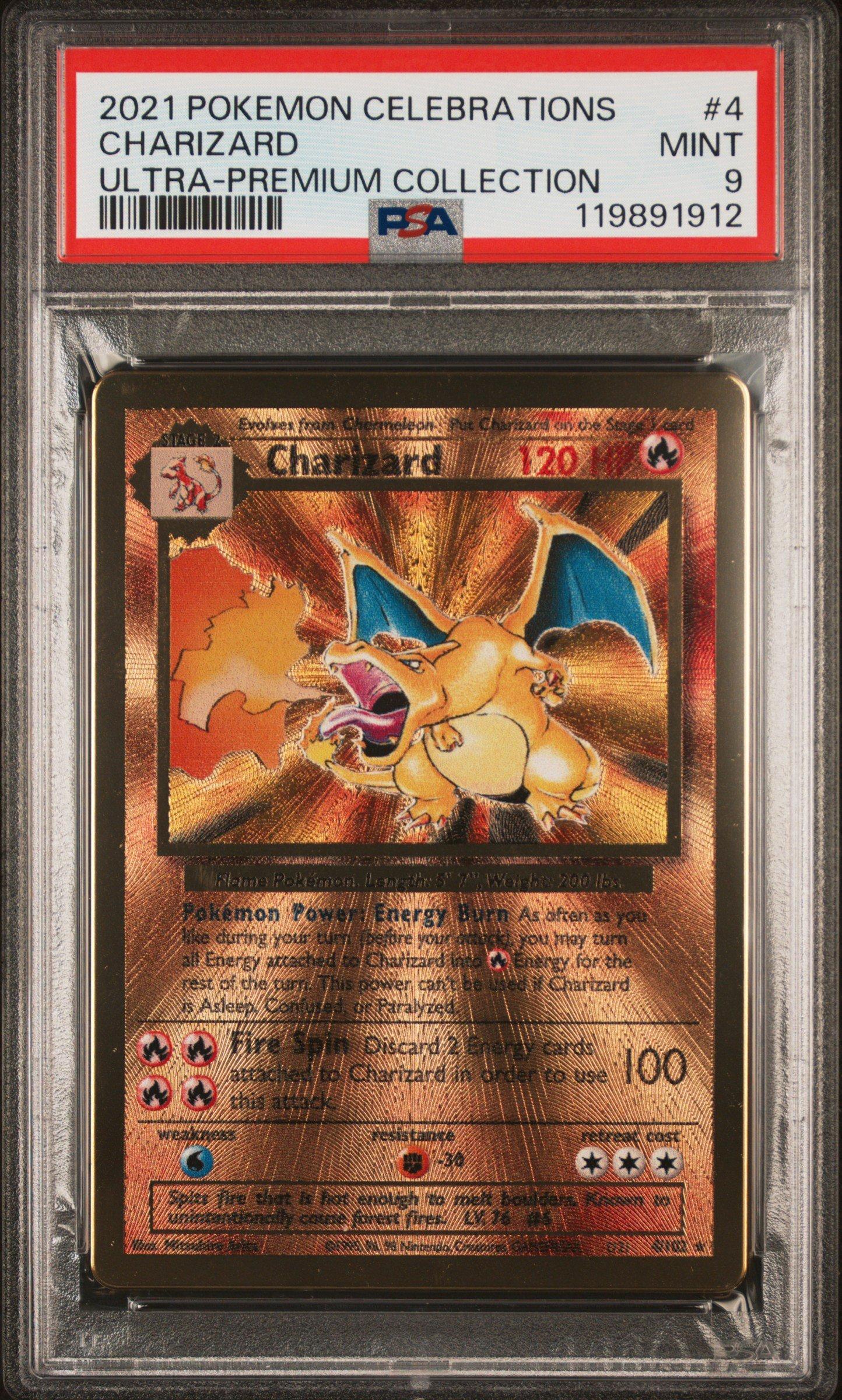 PSA9 リザードン ウルトラプレミアム Celebrations 2021 Pokemon Celebrations Ultra-premium Collection 4 Charizard PSA