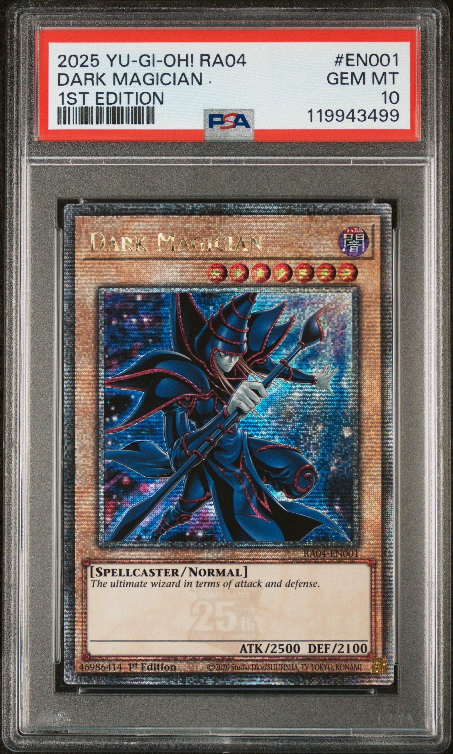 2025 Yu-gi-oh! Ra04-quarter Century Stampede En001 Dark Magician