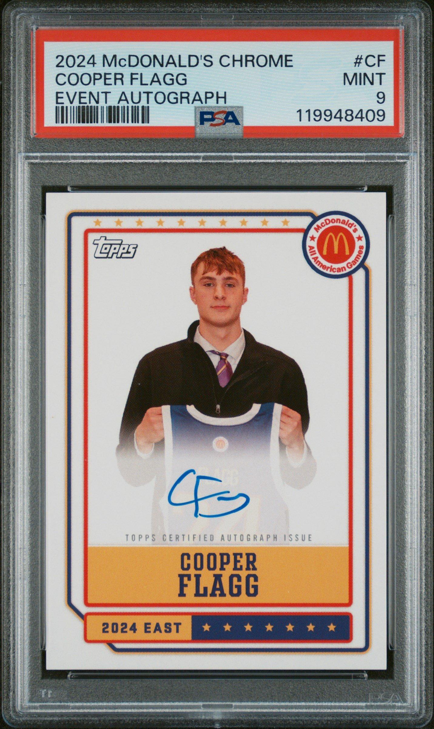 2024 Topps Chrome Mcdonald's All American Event Autographs Cf