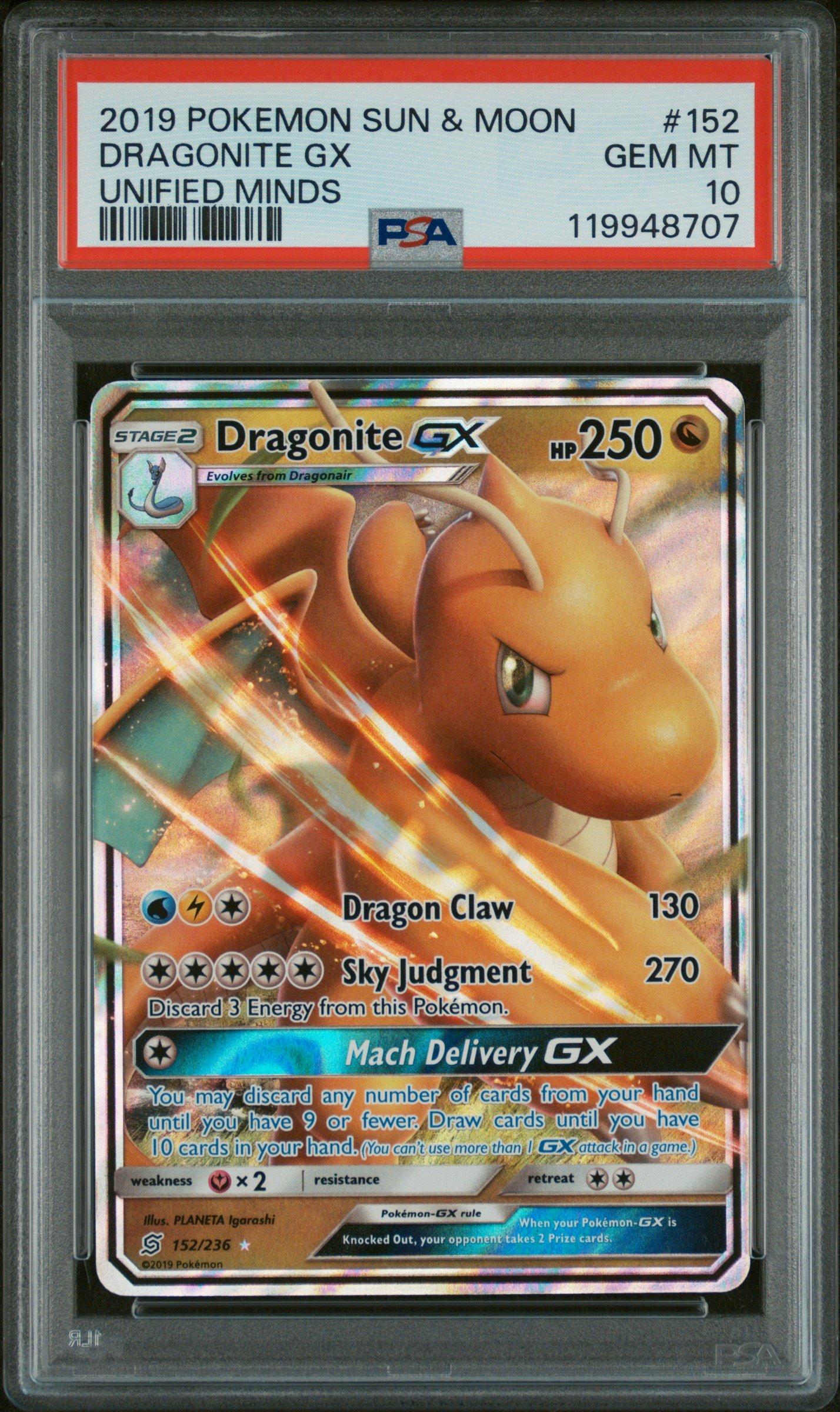 dragonite gx pokemon card - SM156 - Secret Rare - Full Art - SM Black Star Promo - Singles  Black Star Promos [1WL] Dragon Claw (130) Attack 2 Dragonite GX | Dex -