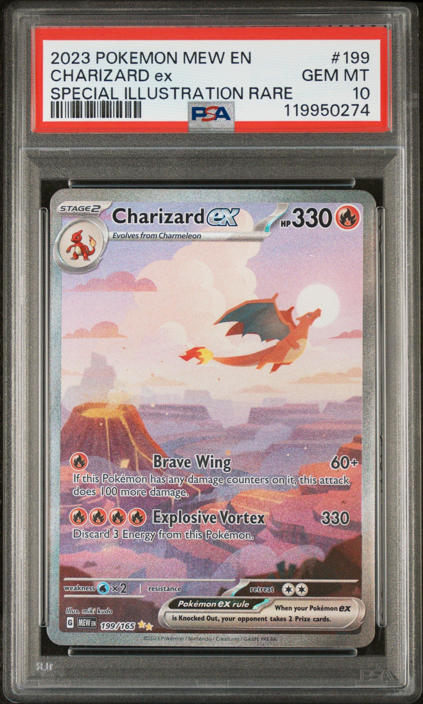 2023 Pokemon Mew En-151 199 Charizard Ex Special Illustration Rare
