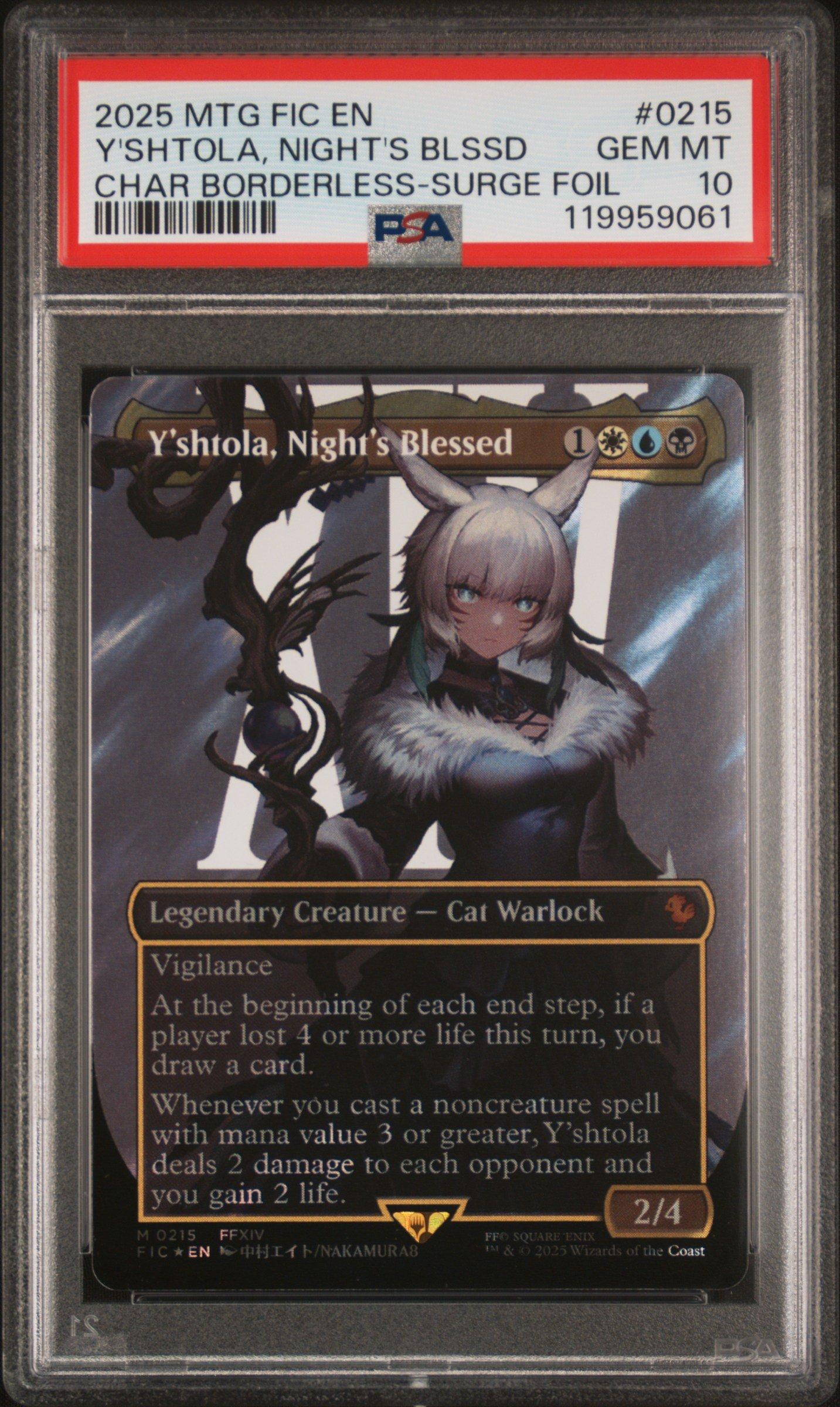 2025 Magic The Gathering Final Fantasy Commander 0215 Y'shtola