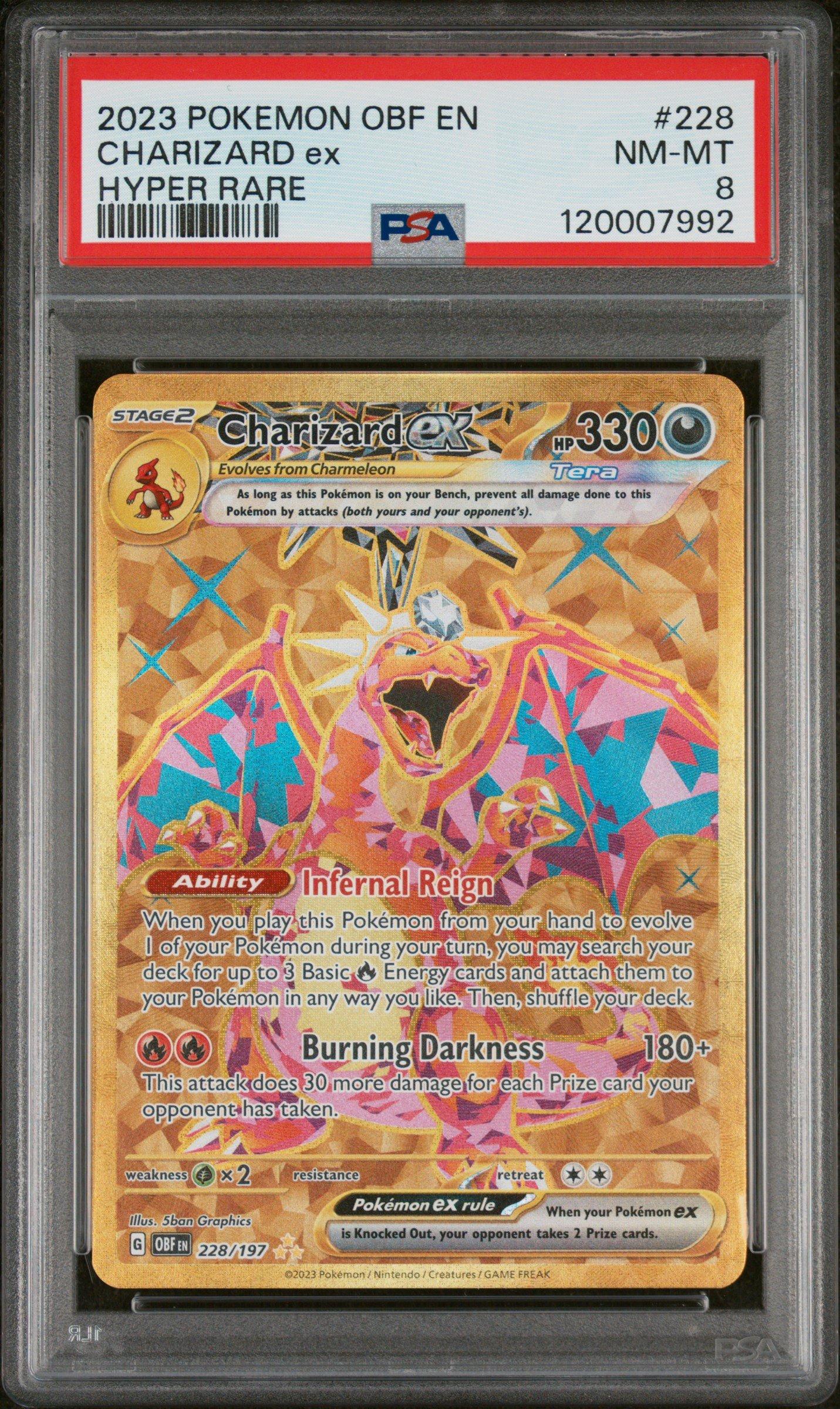 2023 Pokemon Obf En-obsidian Flames 228 Charizard Ex Hyper Rare