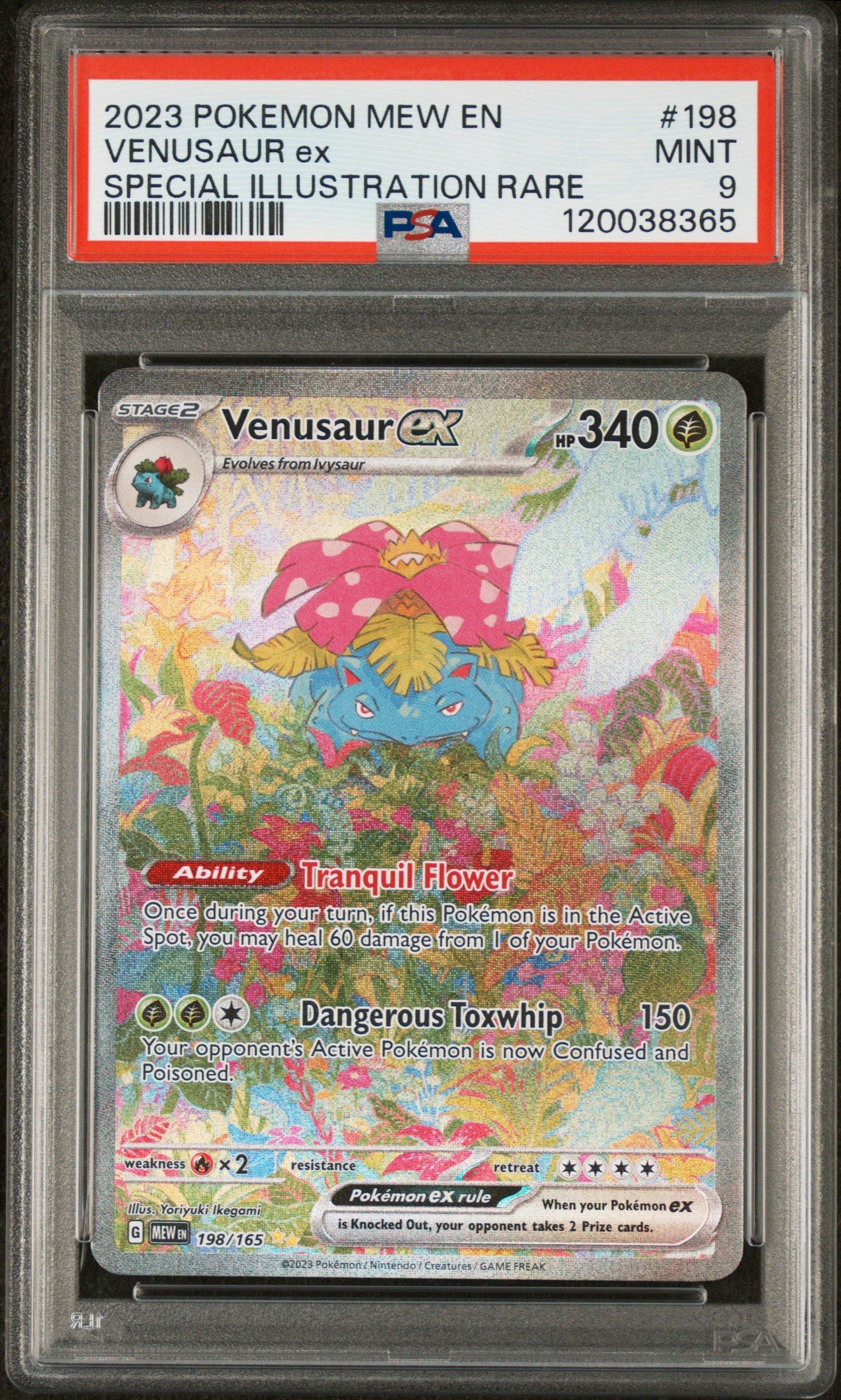 2023 Pokemon Mew En-151 198 Venusaur Ex Special Illustration Rare