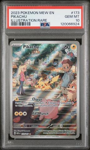 2023 Pokemon Mew En-151 173 Pikachu Illustration Rare PSA 10