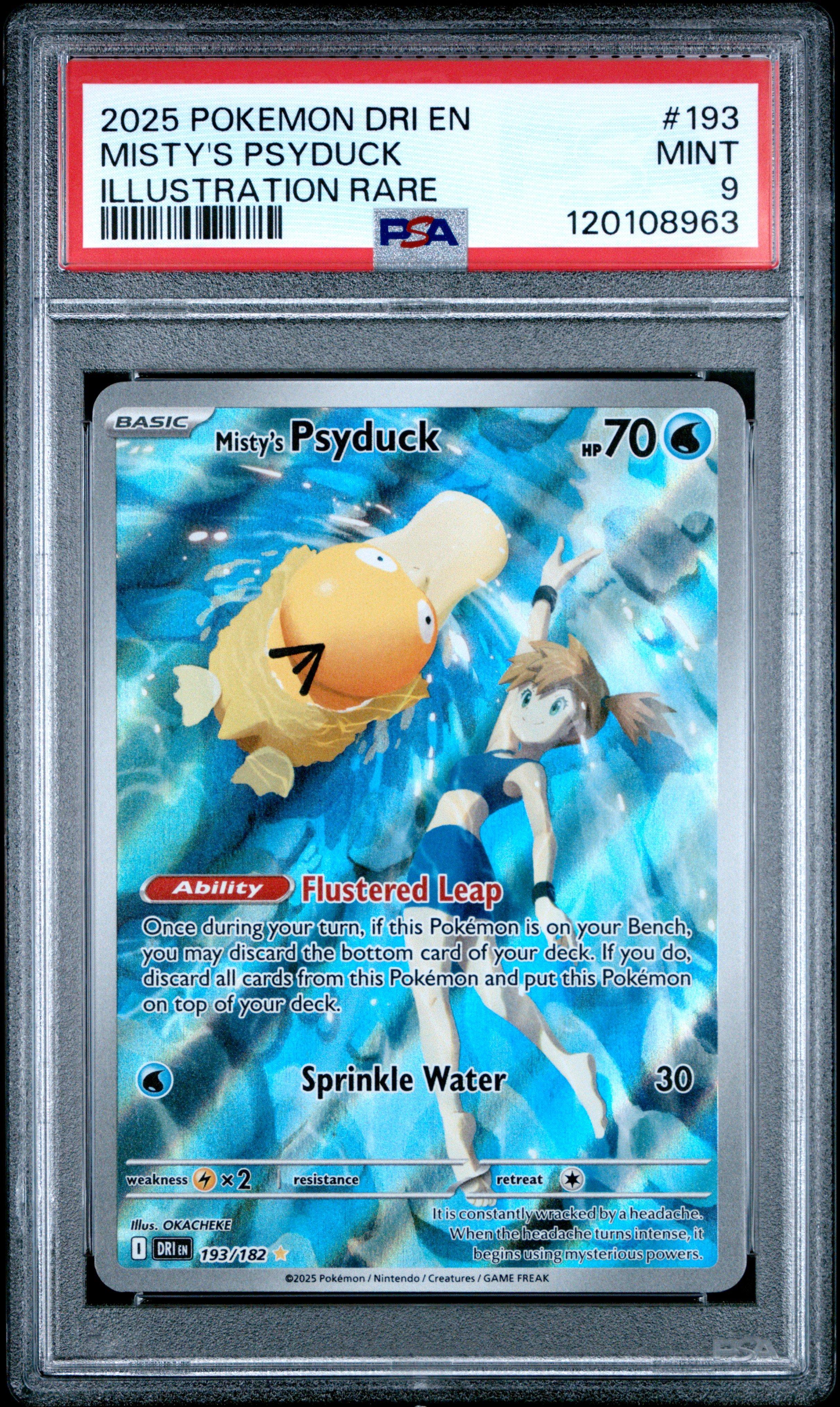 2025 Pokemon Dri En-destined Rivals 193 Misty's Psyduck