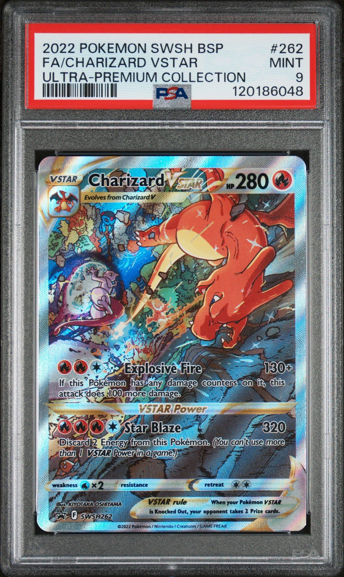 2022 Pokemon Swsh Black Star Promo 262 Full Art/charizard Vstar
