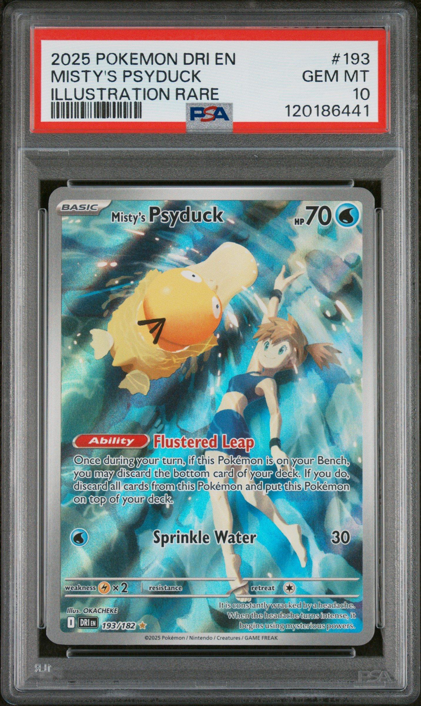 2025 Pokemon Dri En-destined Rivals 193 Misty's Psyduck