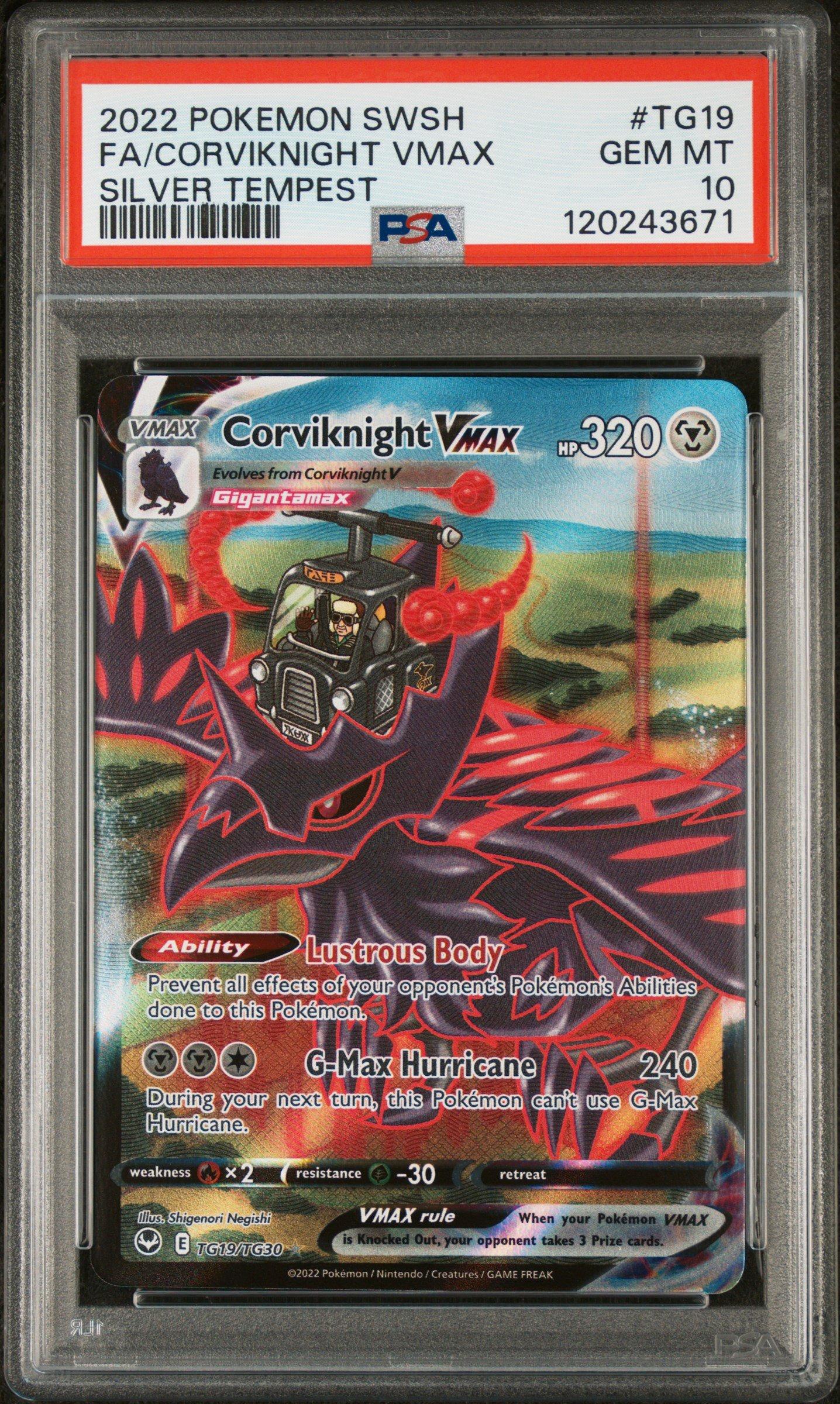 2022 Pokemon Sword & Shield Silver Tempest Tg19 Full Art