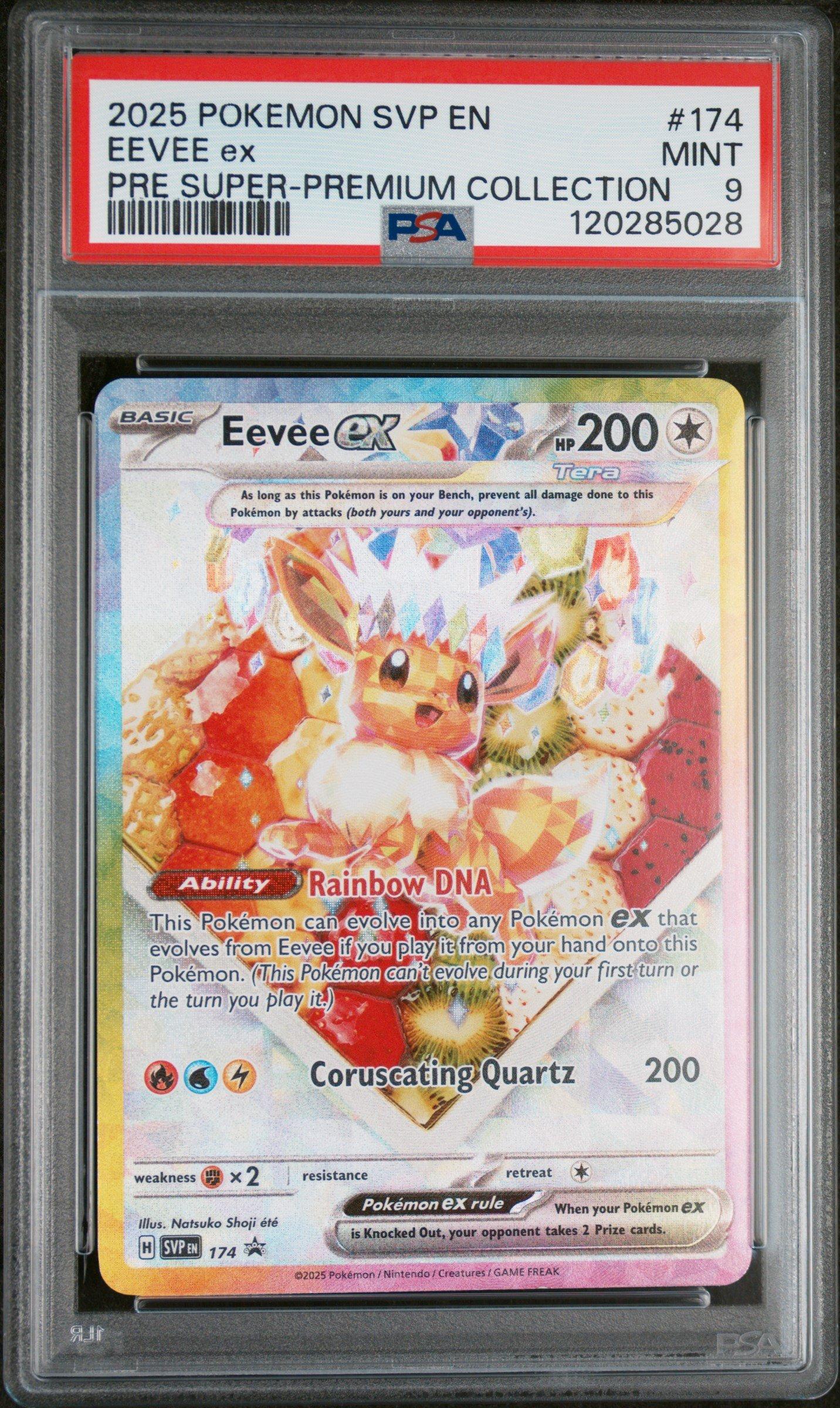 2025 Pokemon Svp En-sv Black Star Promo 174 Eevee Ex Prismatic