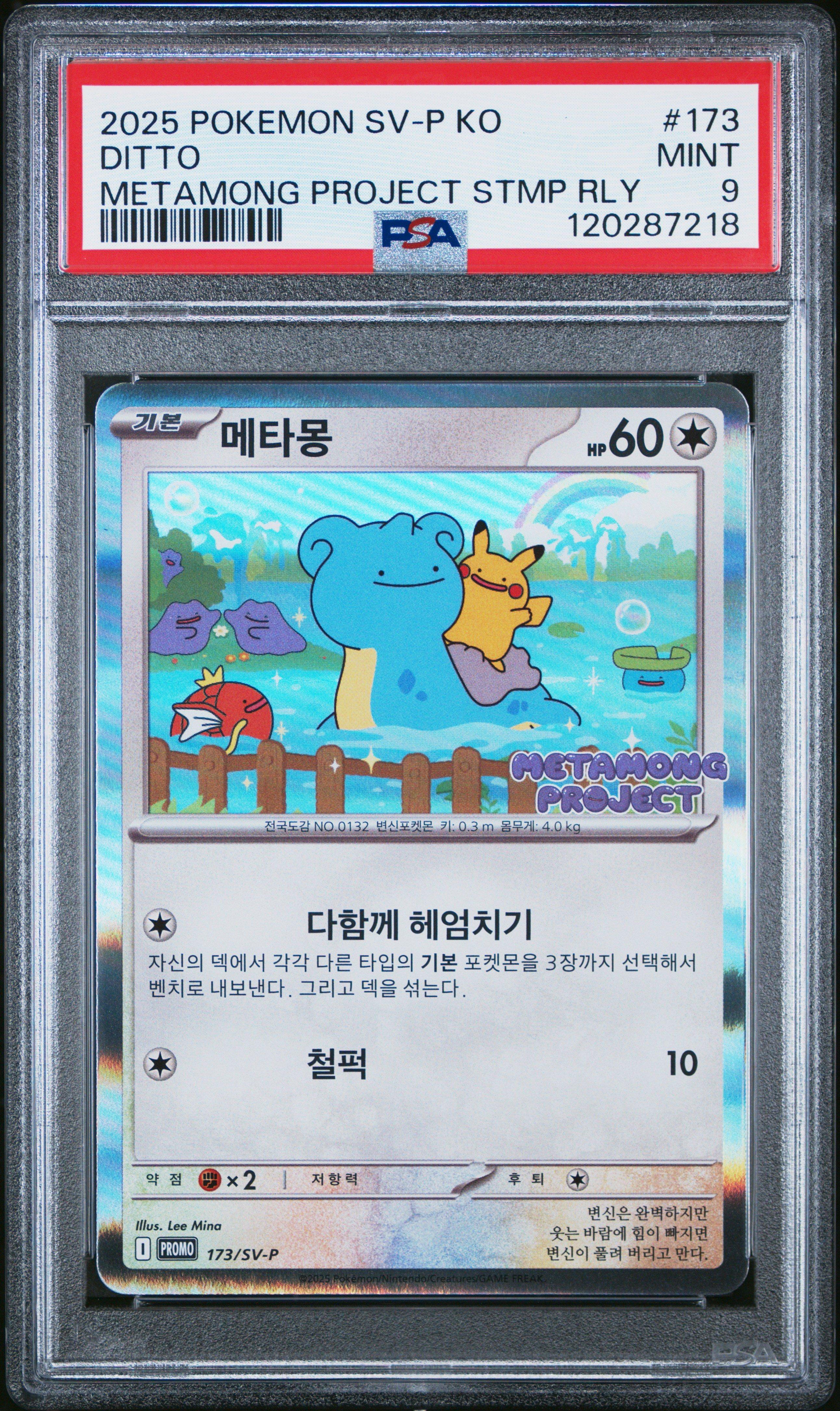 ditto cards pokemon Korean 173/SV-P PSA 10 If you do All Ditto Cards from Pokémon