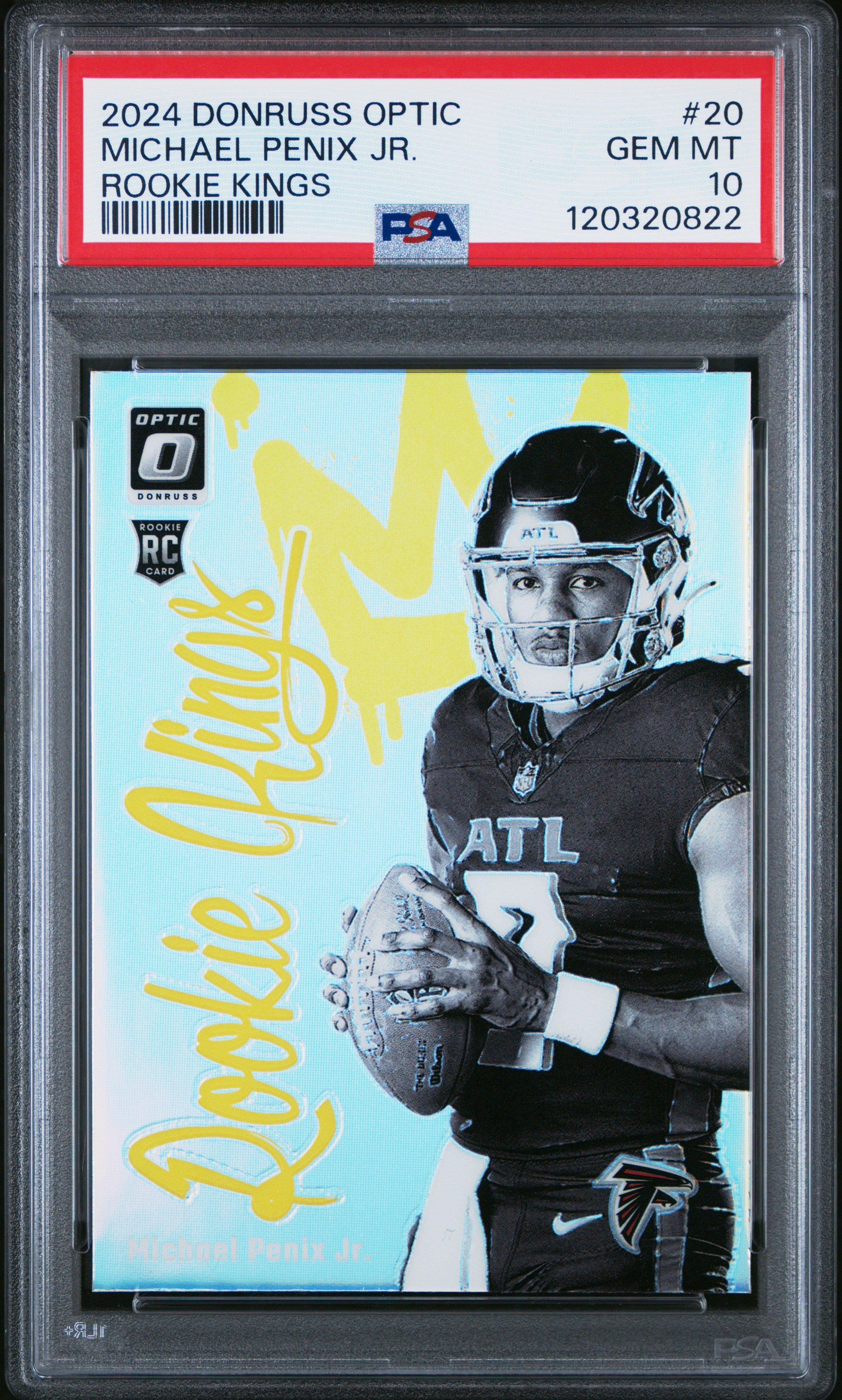 2024 Panini Donruss Optic Rookie Kings 20 Michael Penix Jr. PSA 10