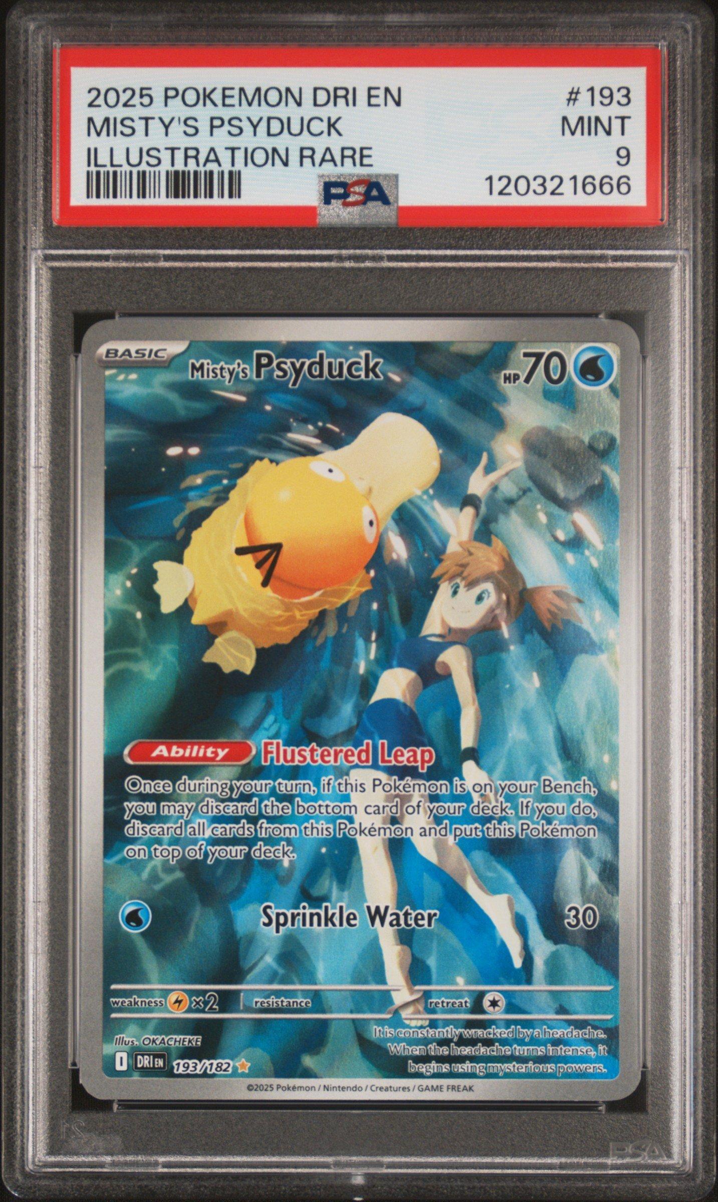 2025 Pokemon Dri En-destined Rivals 193 Misty's Psyduck