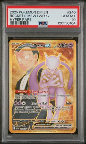 2025 Pokemon Dri En-destined Rivals 231 Team Rocket's Mewtwo