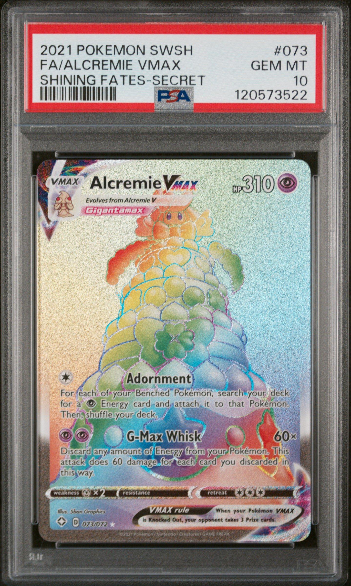 2021 Pokemon Sword & Shield Shining Fates 073 Full Art/alcremie