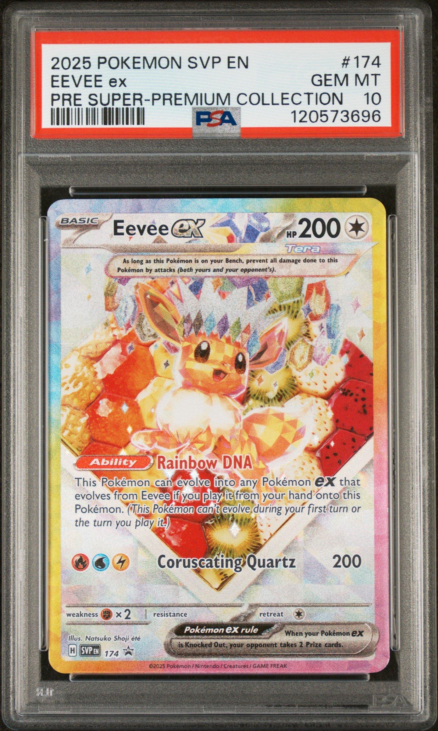 2025 Pokemon Svp En-sv Black Star Promo 174 Eevee Ex Prismatic